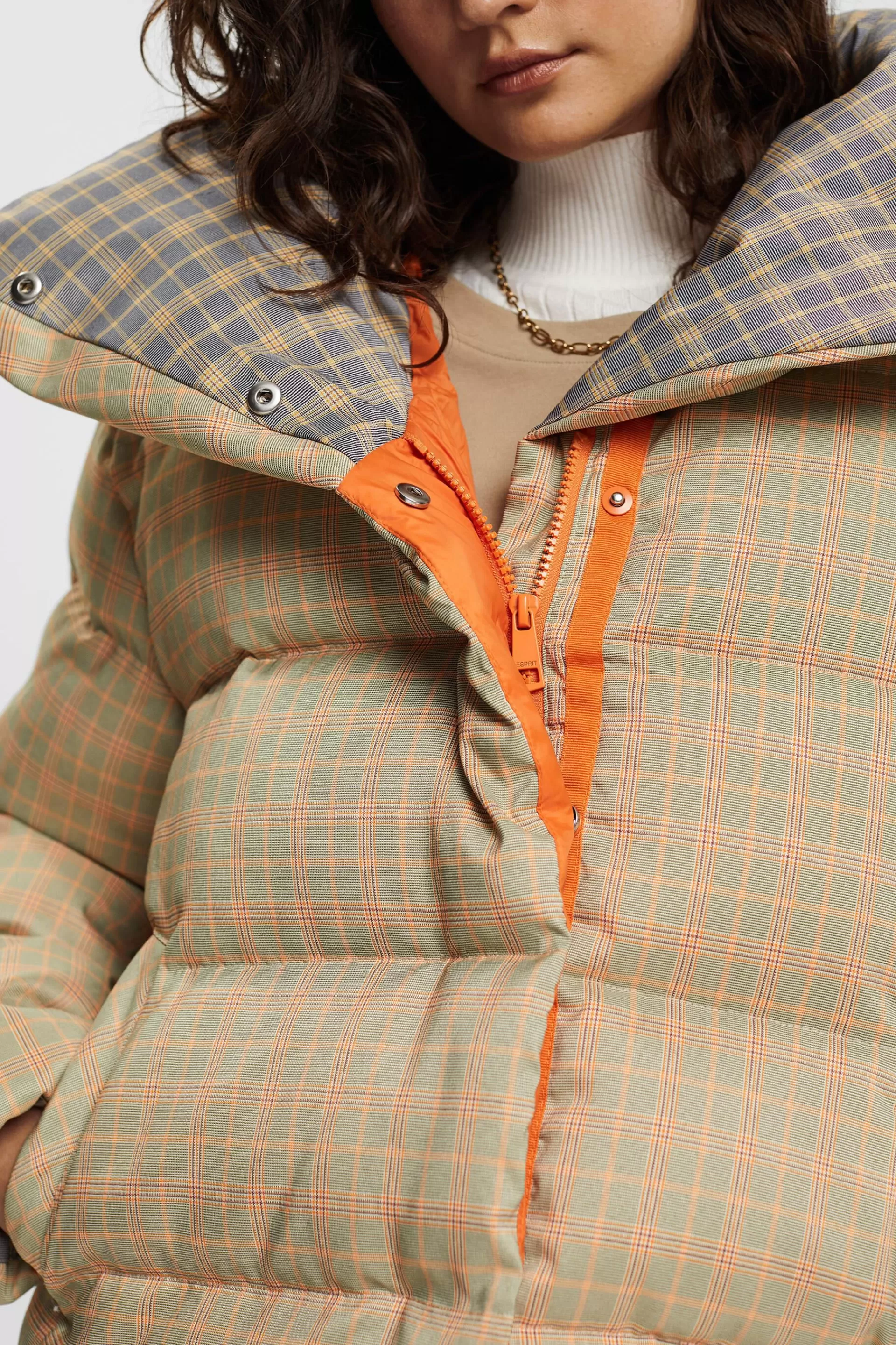 Karo-Pufferjacke-ESPRIT New
