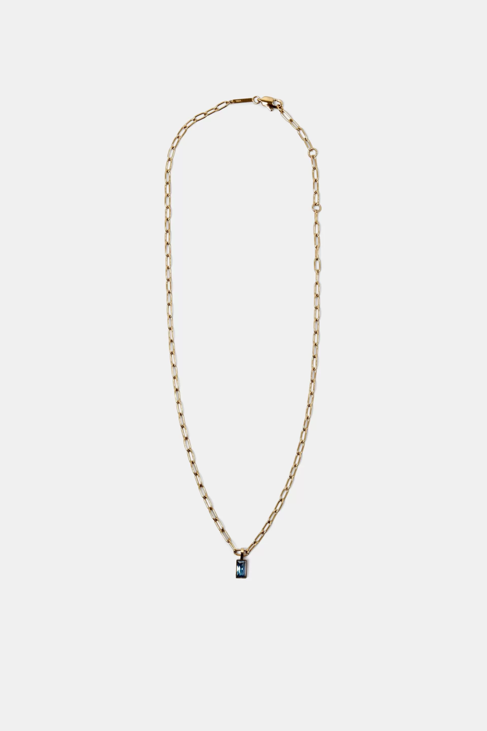 Kette mit Anhänger, Edelstahl-ESPRIT Online