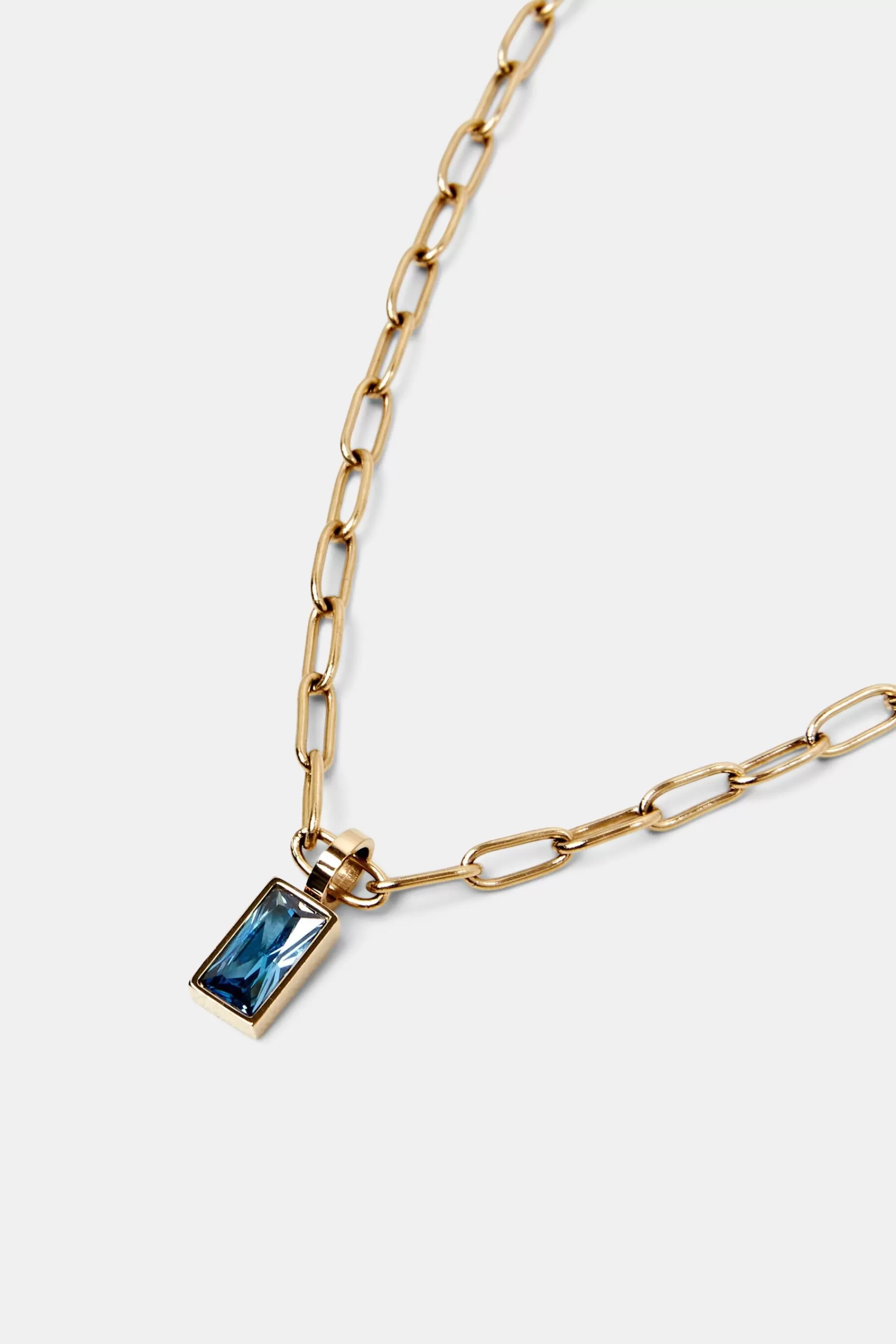 Kette mit Anhänger, Edelstahl-ESPRIT Online