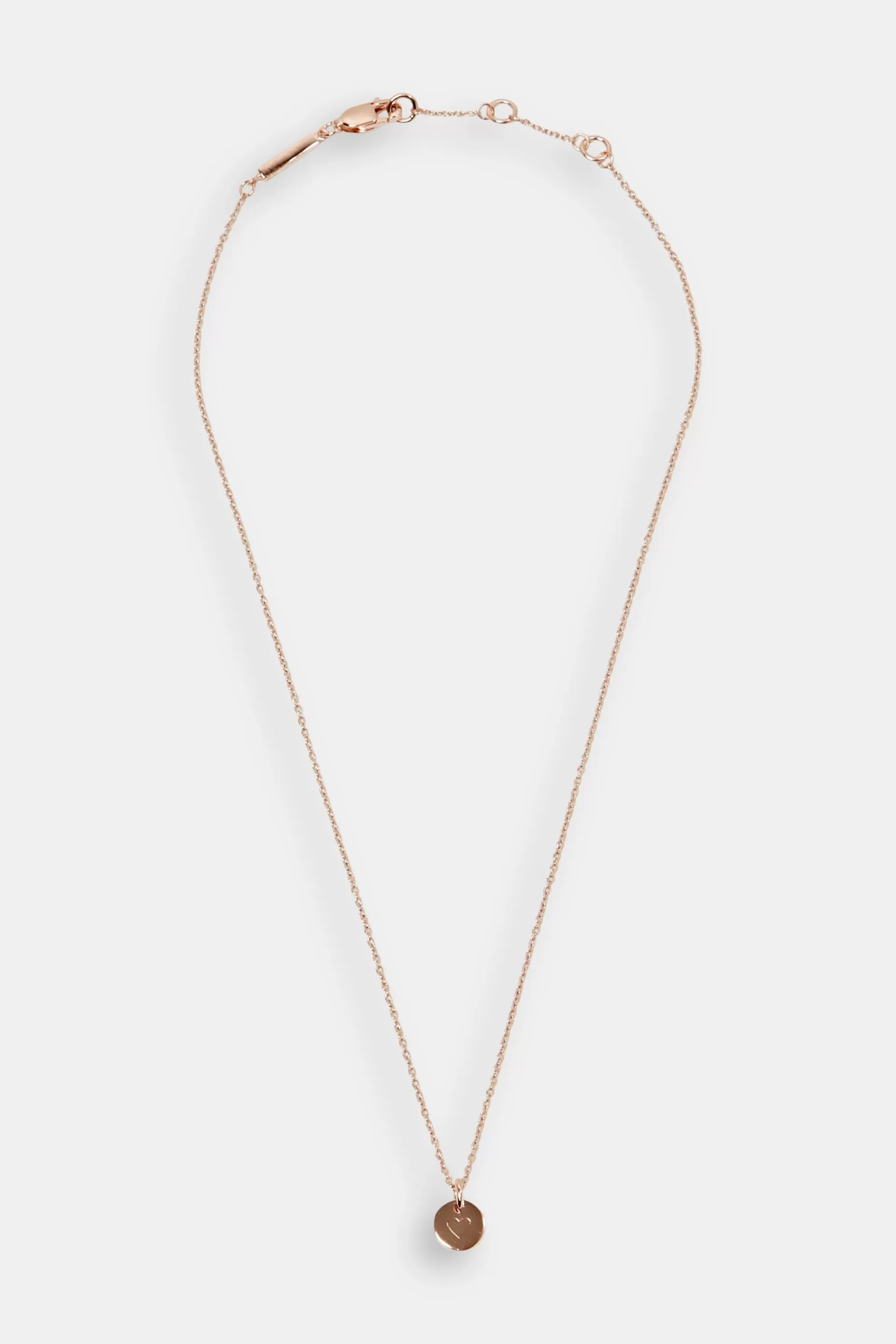 Kette mit graviertem Anhänger, Sterlingsilber-ESPRIT Best Sale