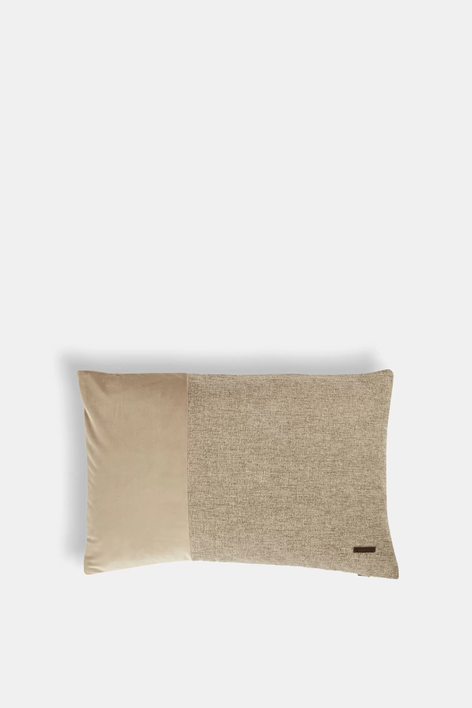 Kissenhülle im Material-Mix mit Micro-Samt-ESPRIT Best Sale