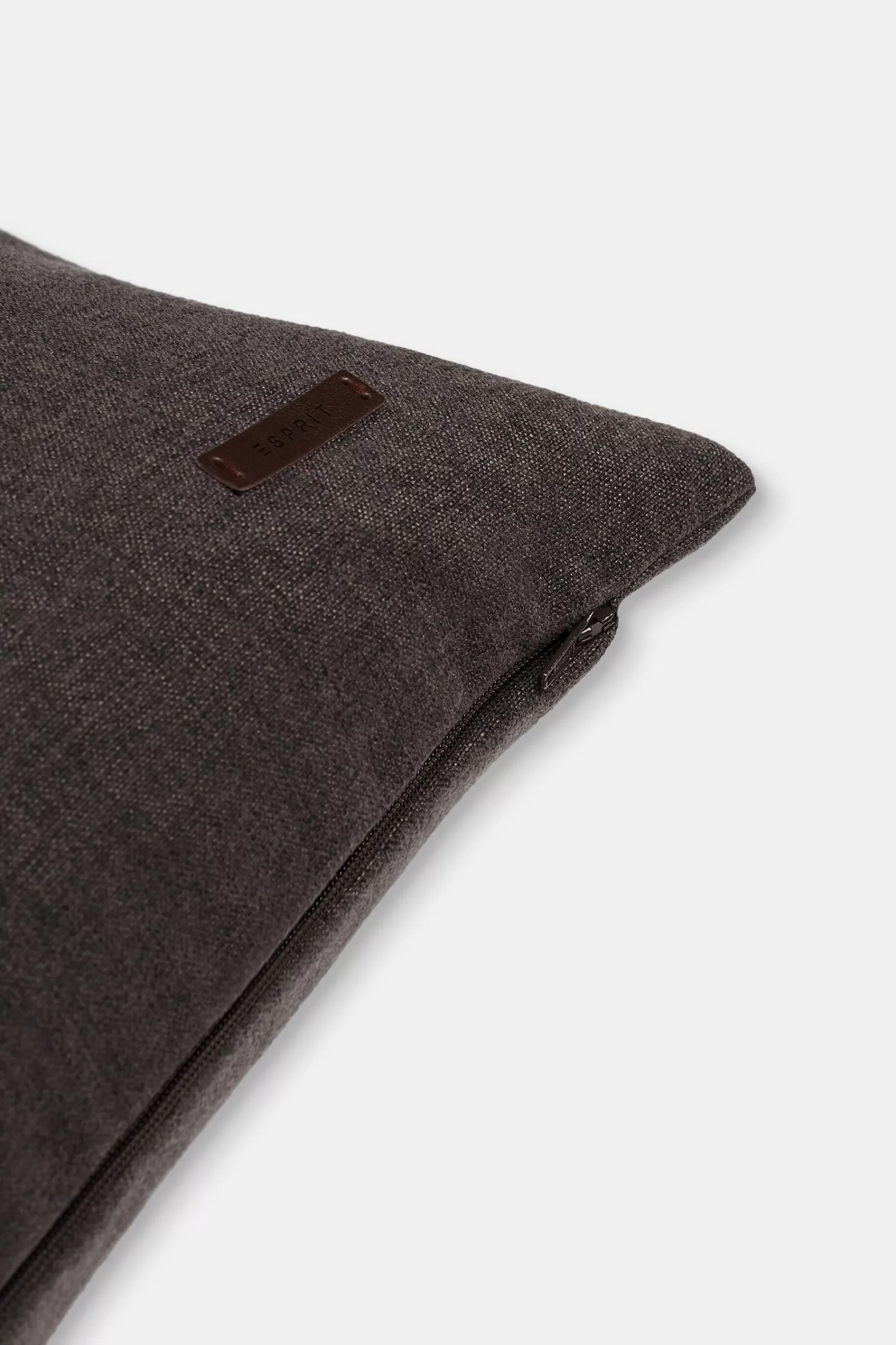 Kissenhülle im Material-Mix mit Micro-Samt-ESPRIT Flash Sale