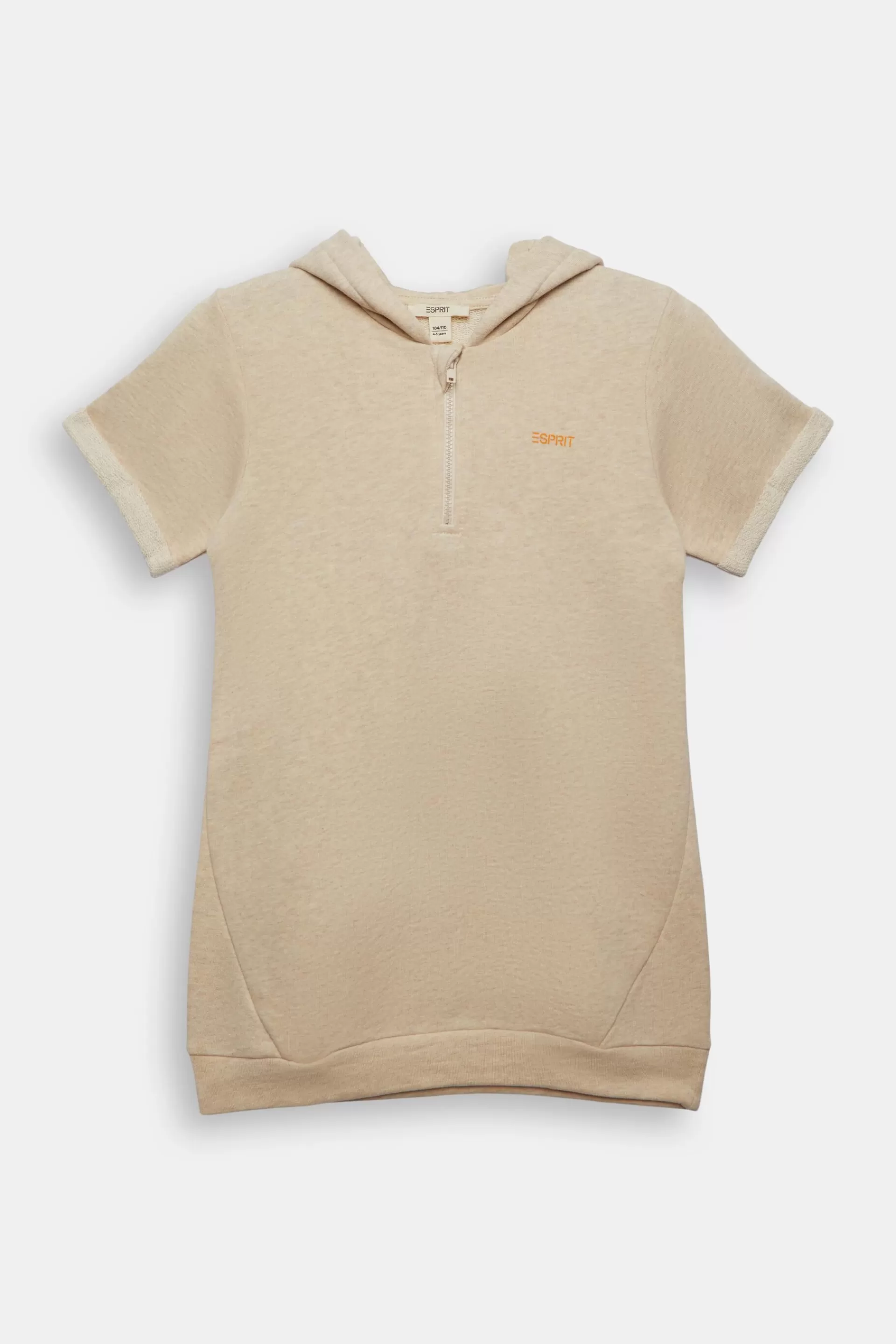 Kleid mit Kapuze und Logo-ESPRIT Outlet