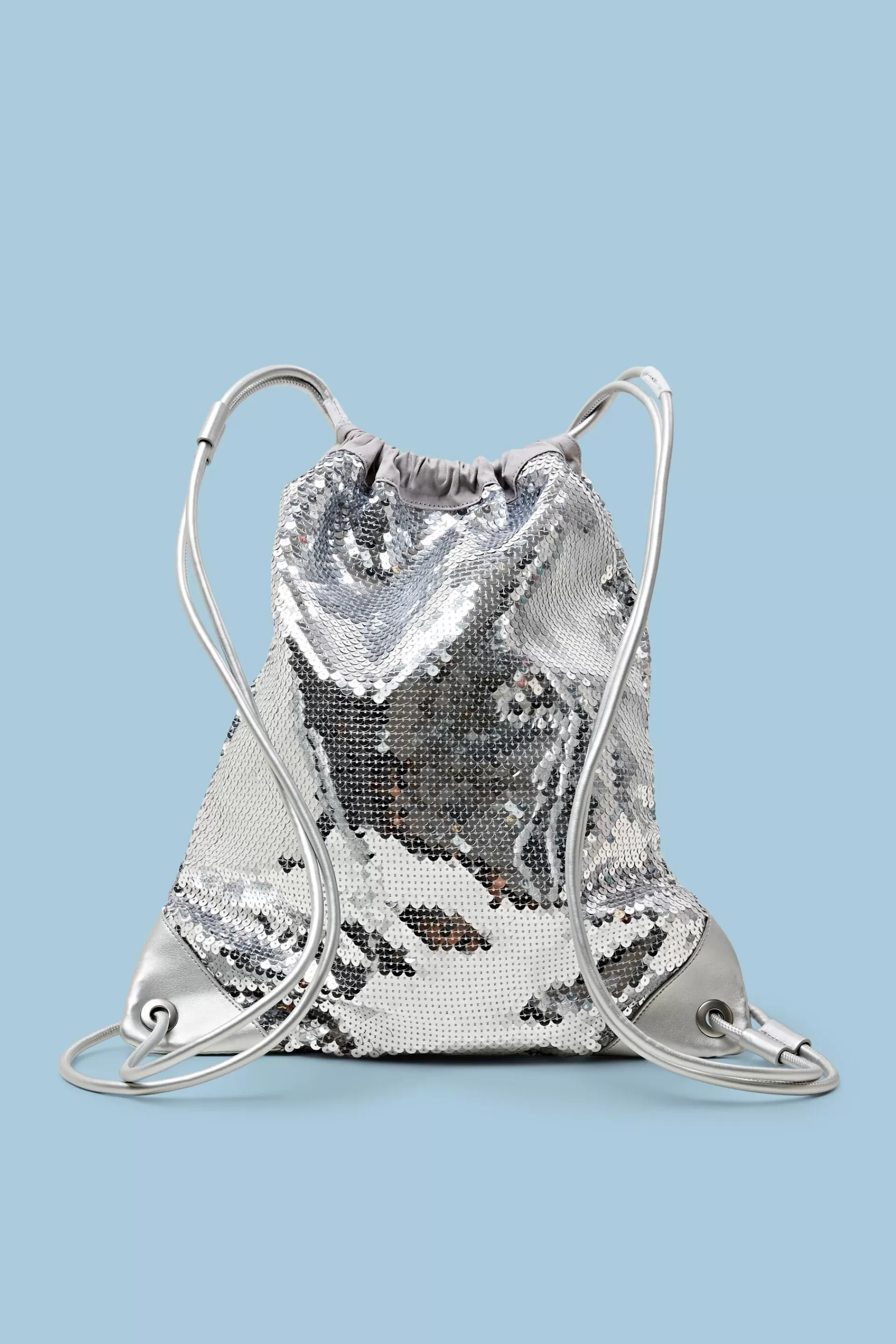 Kordel-Rucksack mit Pailletten-ESPRIT Cheap