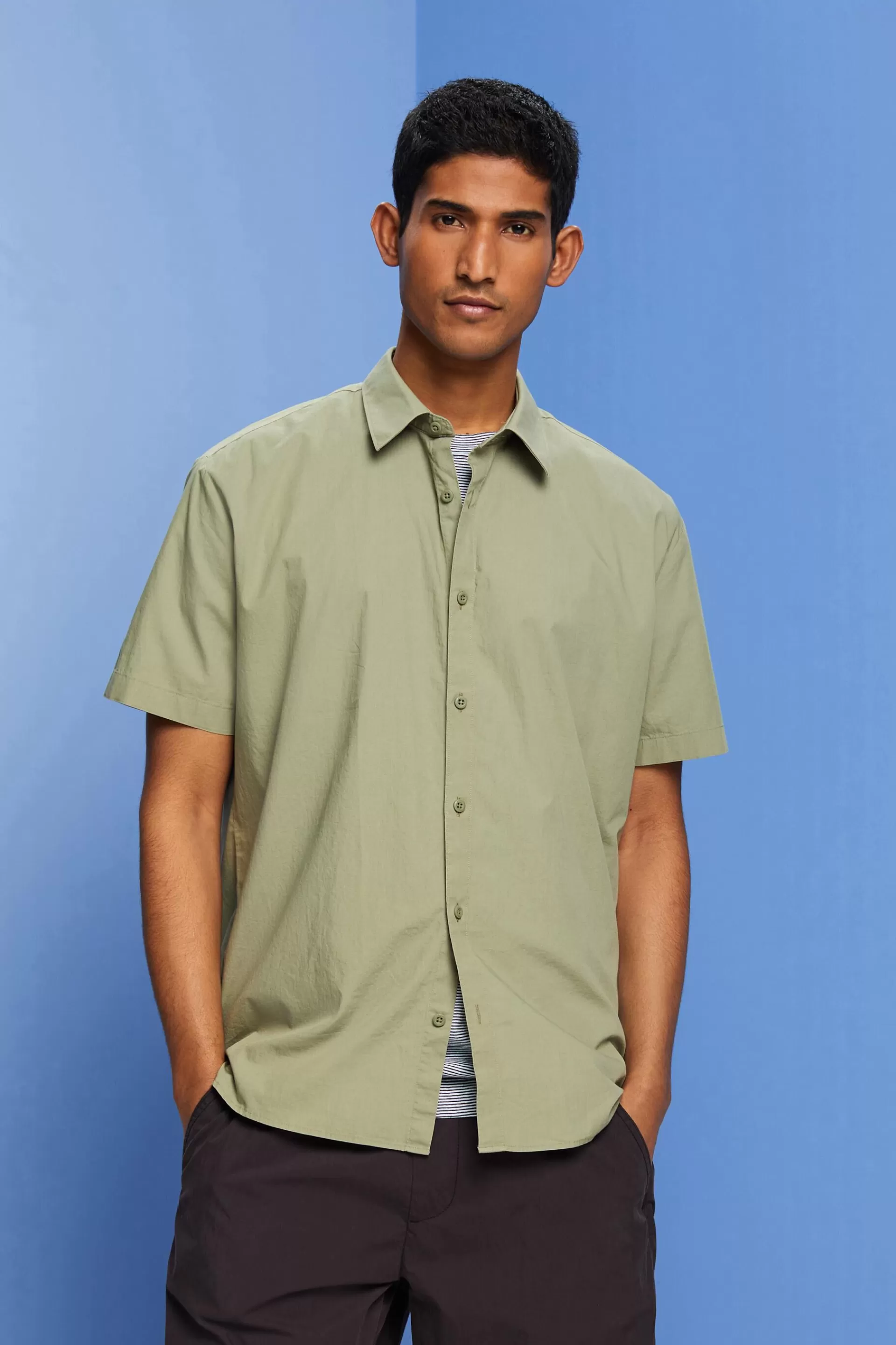 Kurzärmeliges Button-Down-Hemd-ESPRIT Clearance