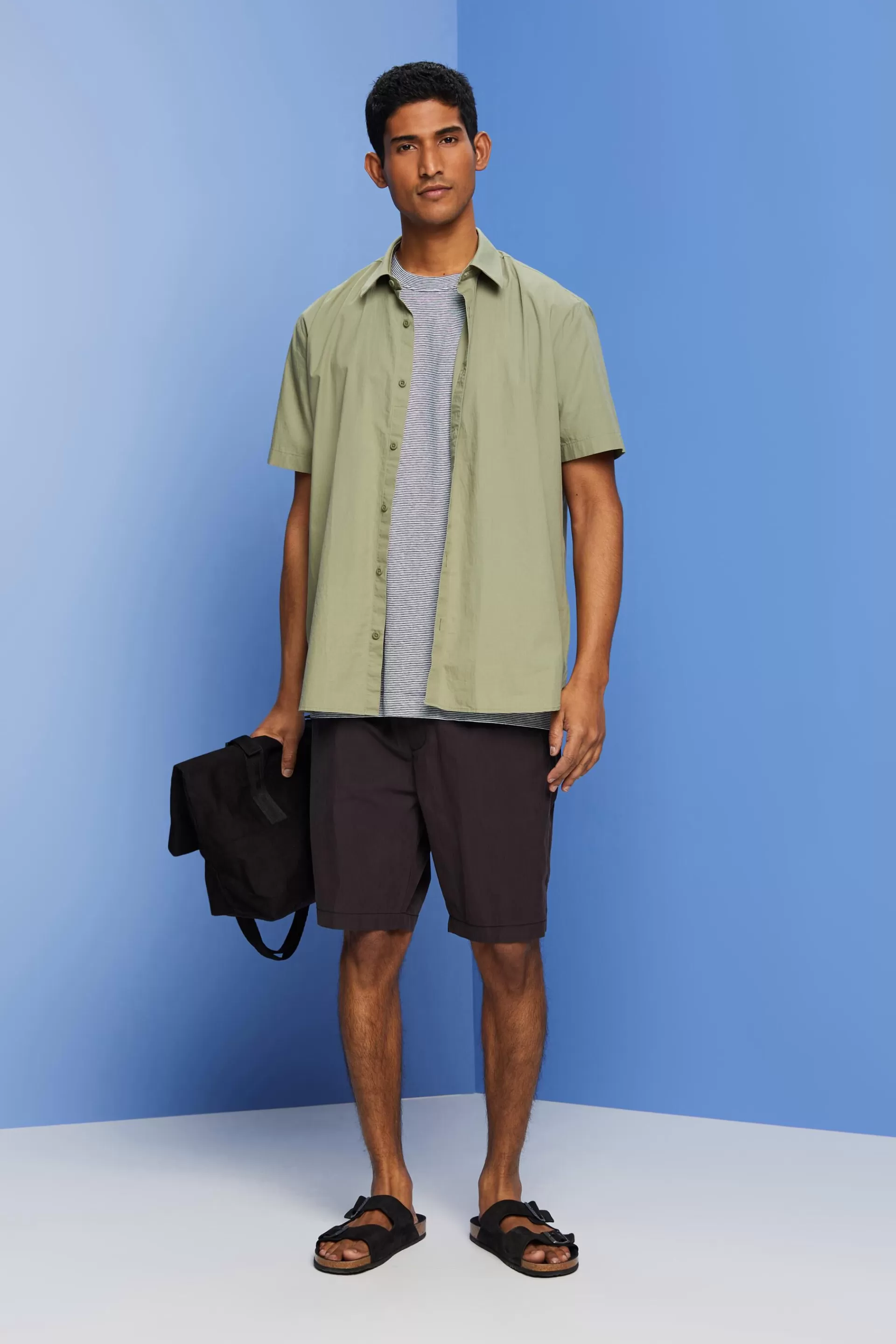 Kurzärmeliges Button-Down-Hemd-ESPRIT Clearance