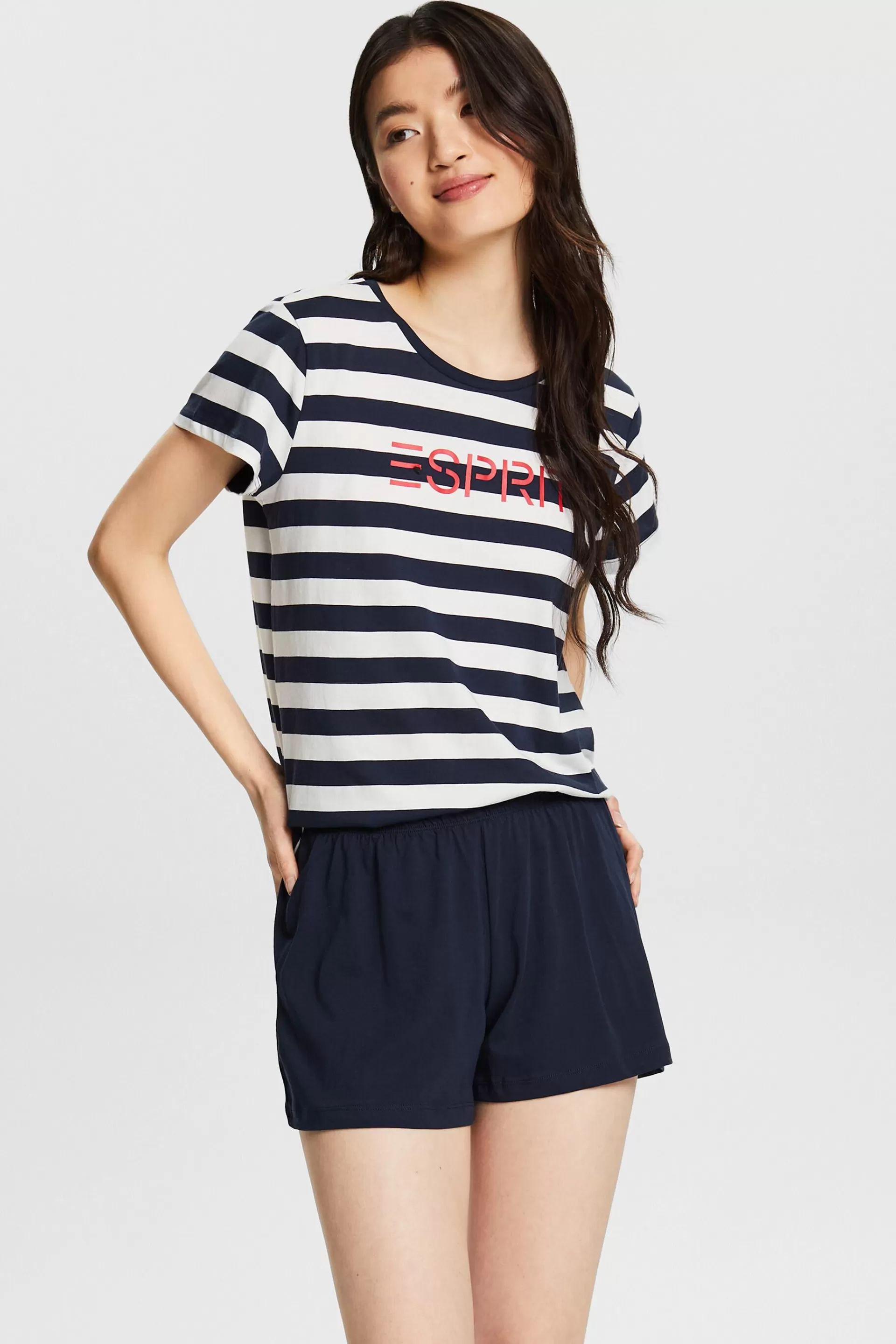 Kurzes Pyjama-Set aus Jersey-ESPRIT Fashion
