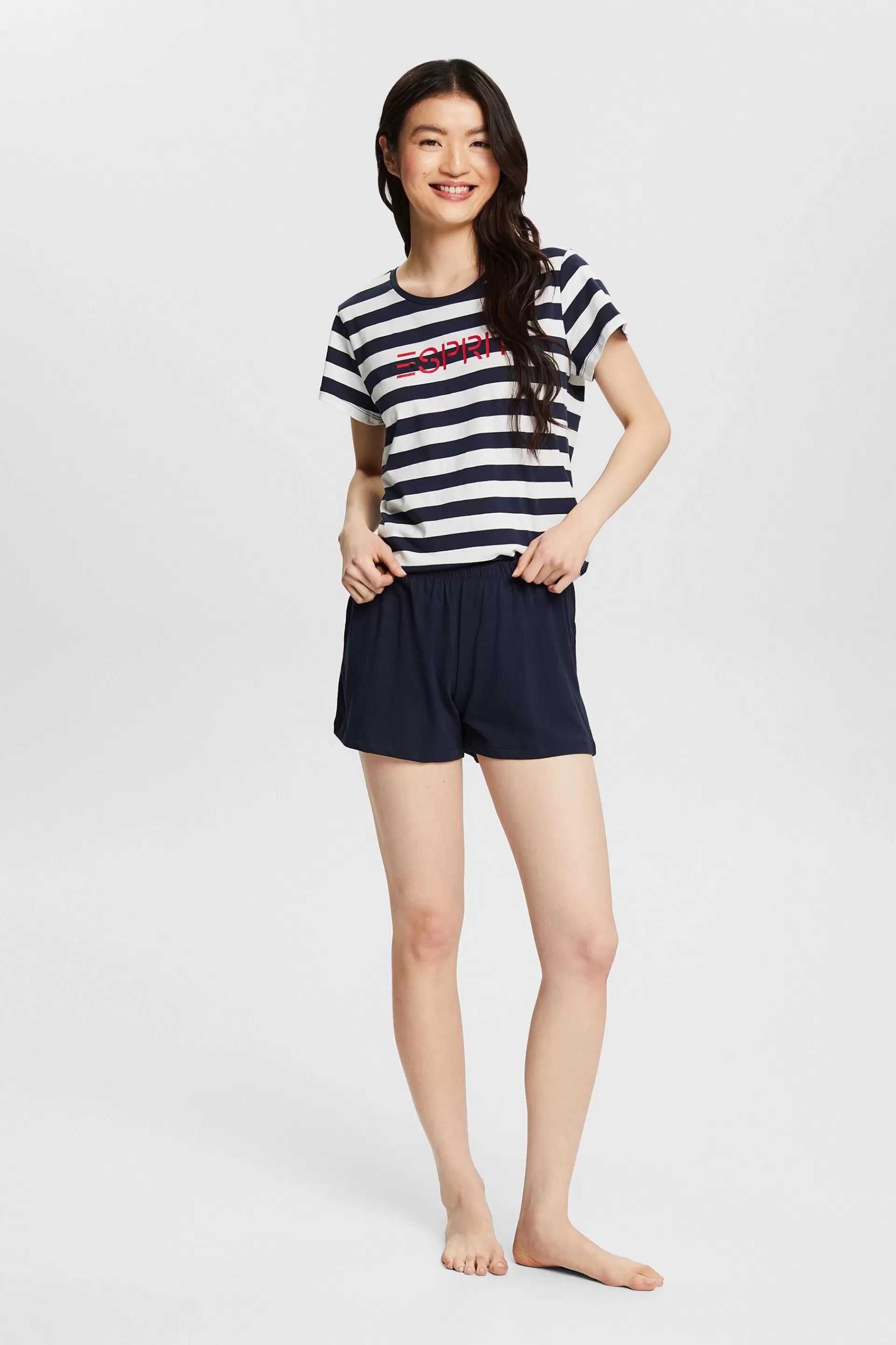 Kurzes Pyjama-Set aus Jersey-ESPRIT Fashion