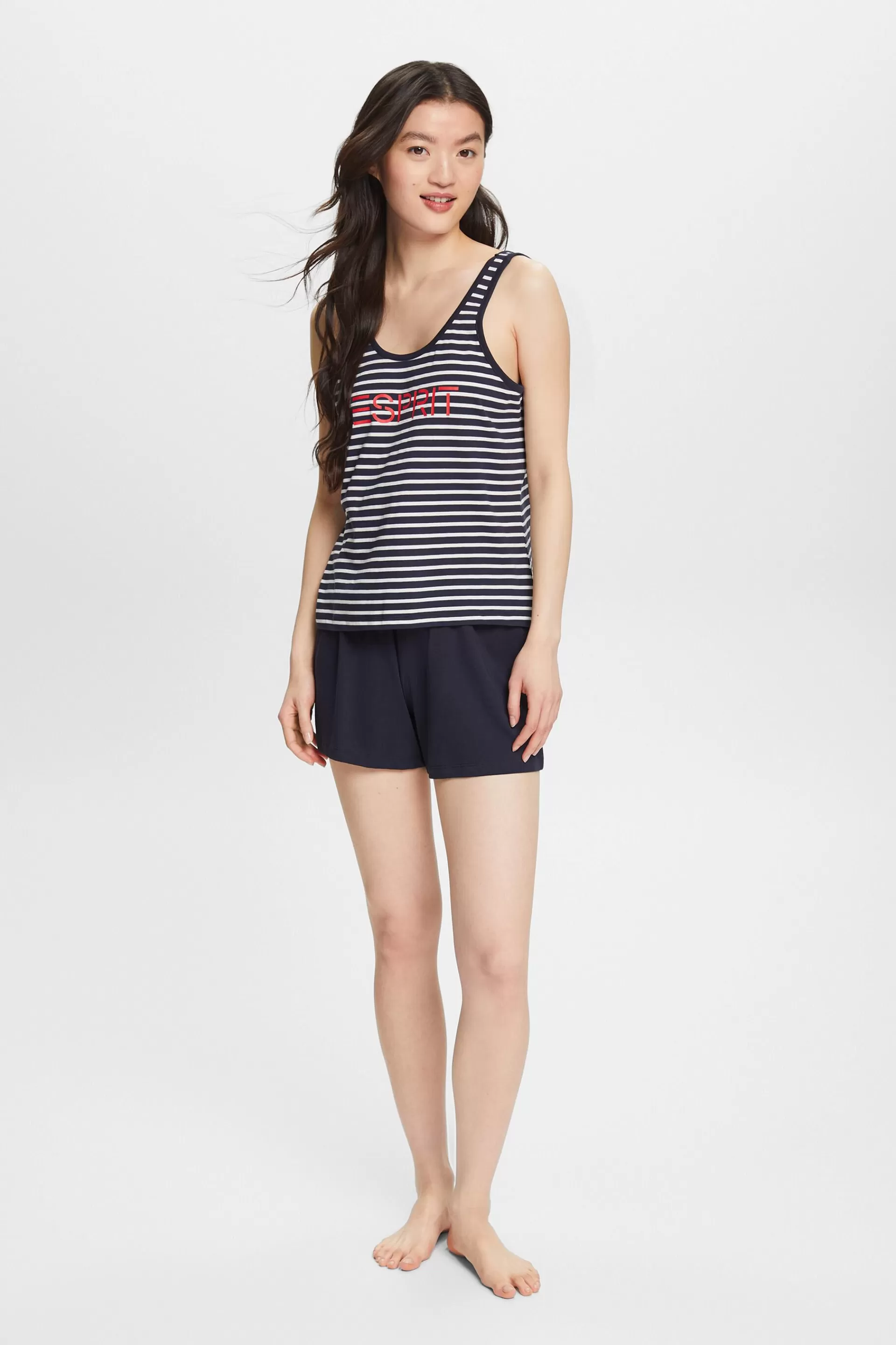 Kurzes Pyjama-Set aus Jersey-ESPRIT New