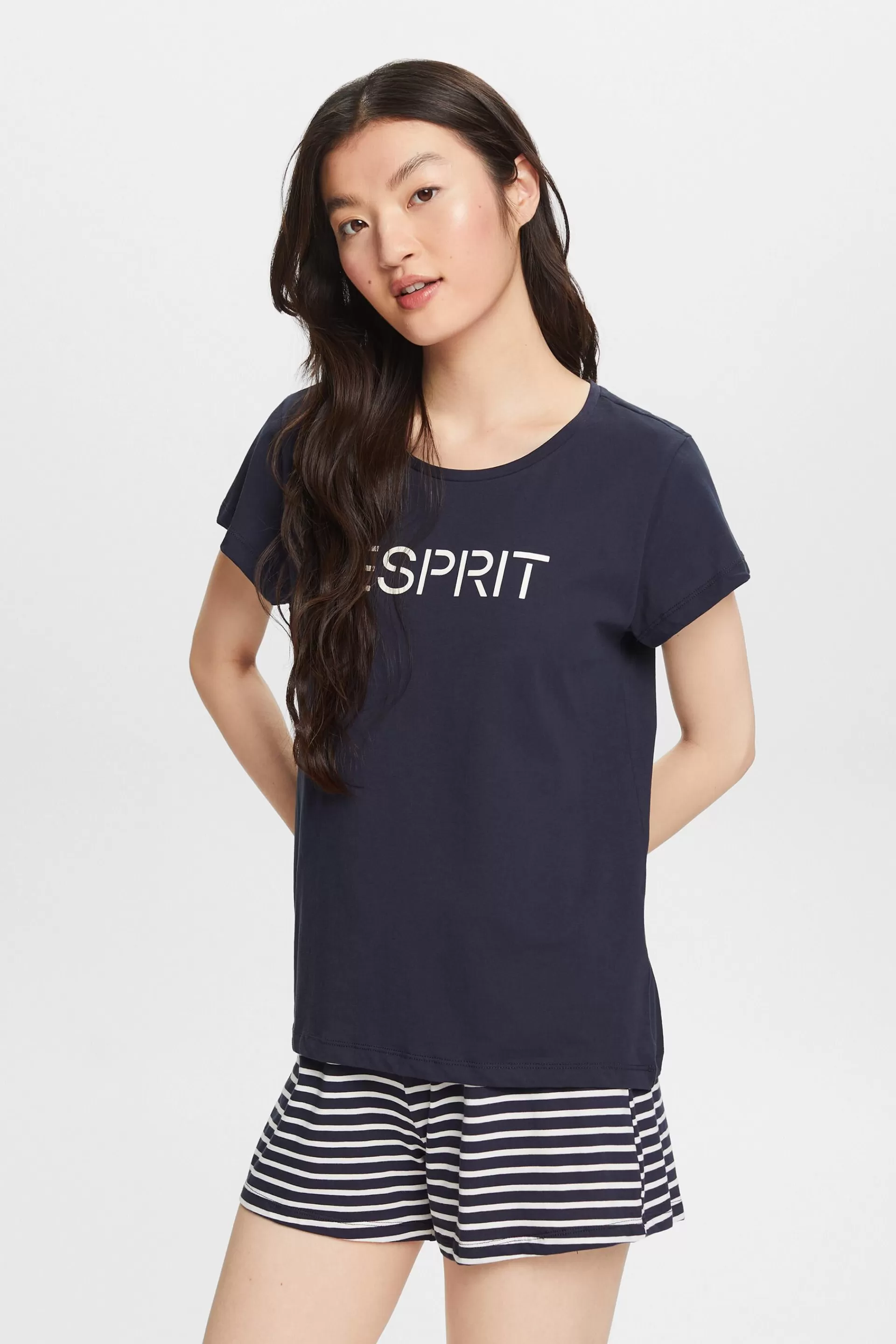 Kurzes Pyjama-Set aus Jersey-ESPRIT Discount