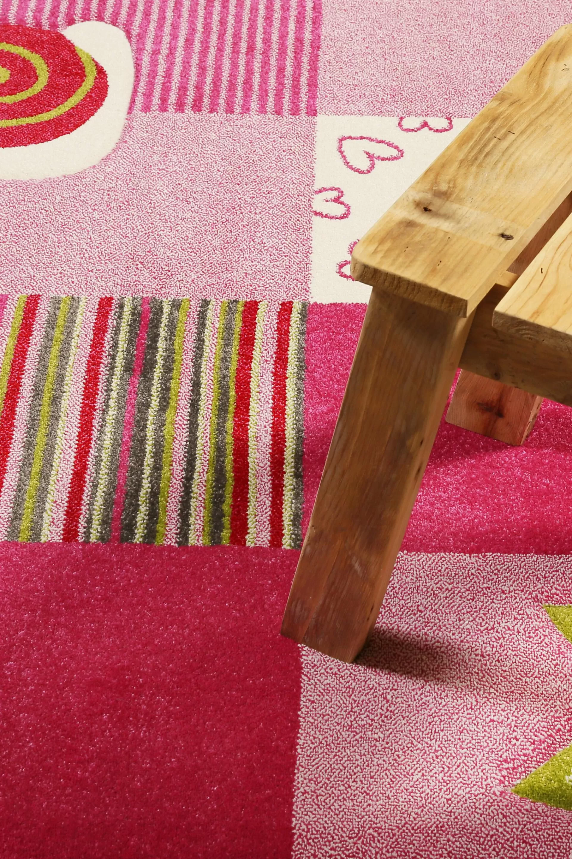 Kurzflor Kinderteppich mit niedlichen Tieren-ESPRIT Store