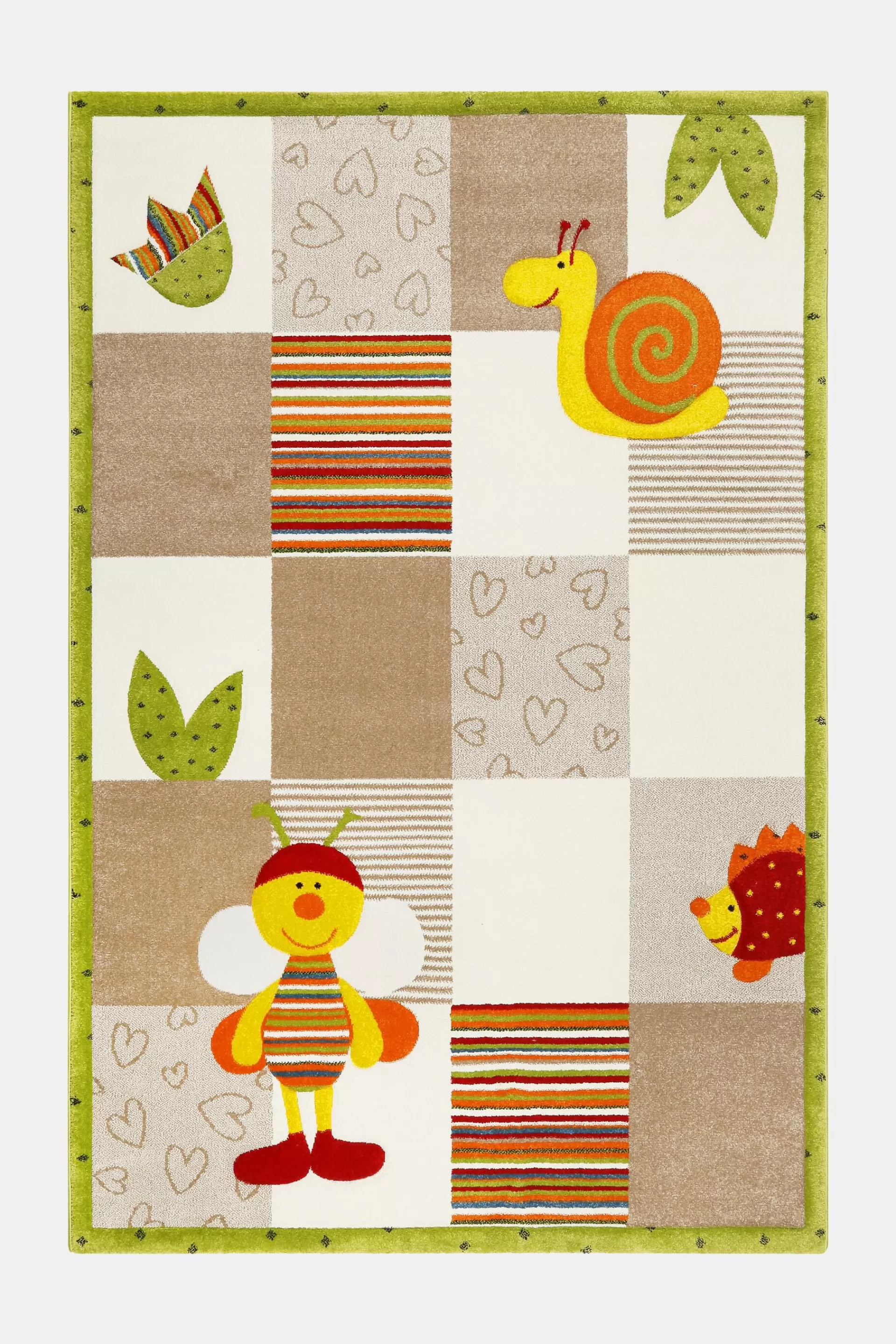 Kurzflor-Kinderteppich mit niedlichen Tieren-ESPRIT Cheap