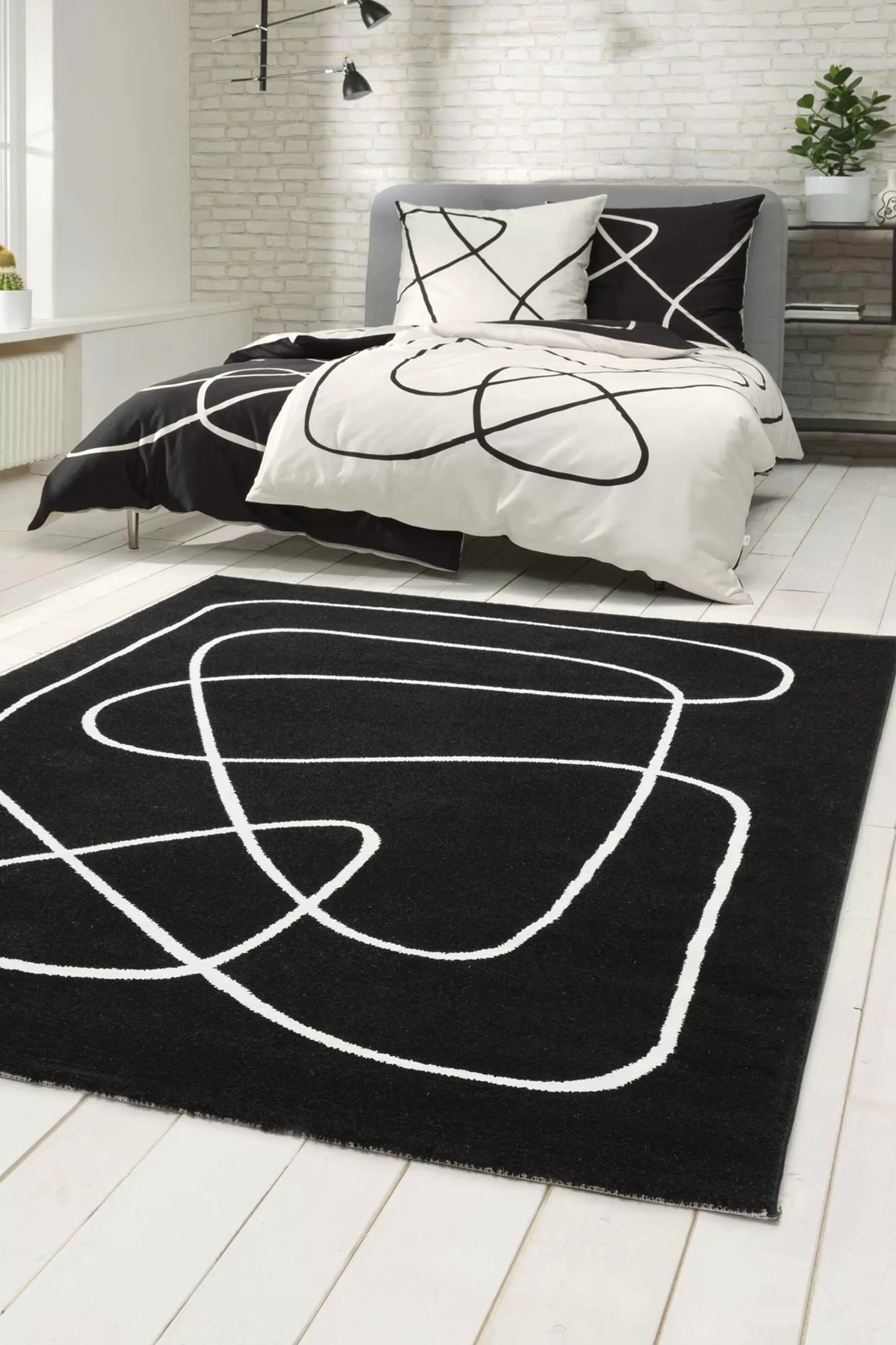 Kurzflor-Teppich mit Art-Dessin-ESPRIT Cheap