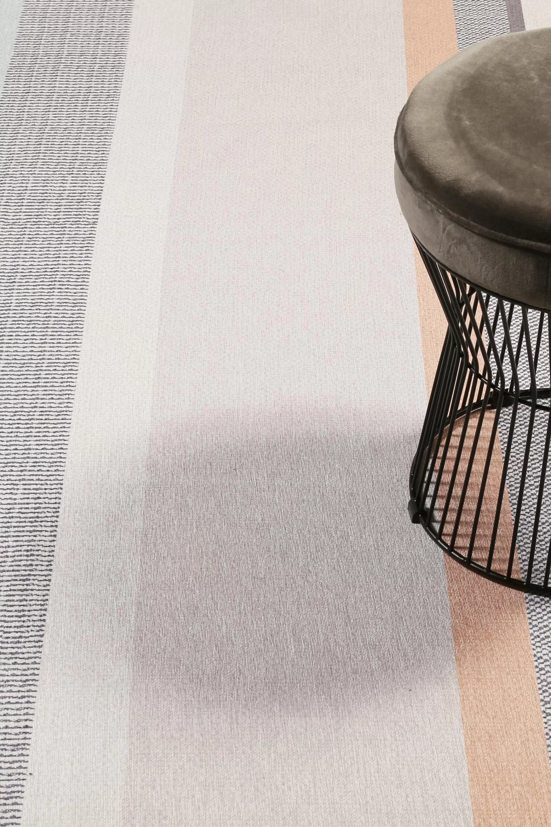 Kurzflor-Teppich mit Streifenmuster-ESPRIT Discount