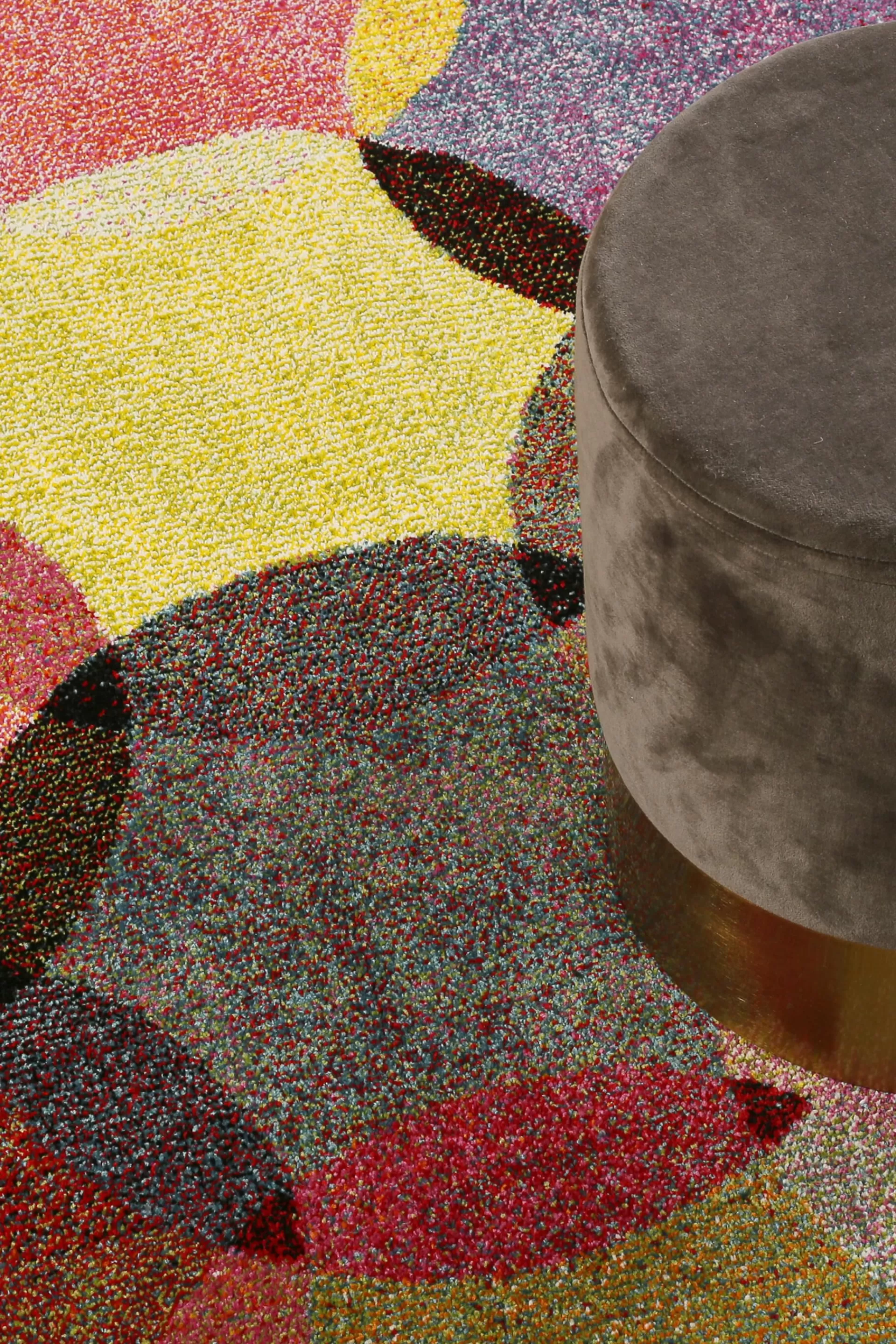 Kurzflor-Teppich mit symmetrischem Muster-ESPRIT Sale