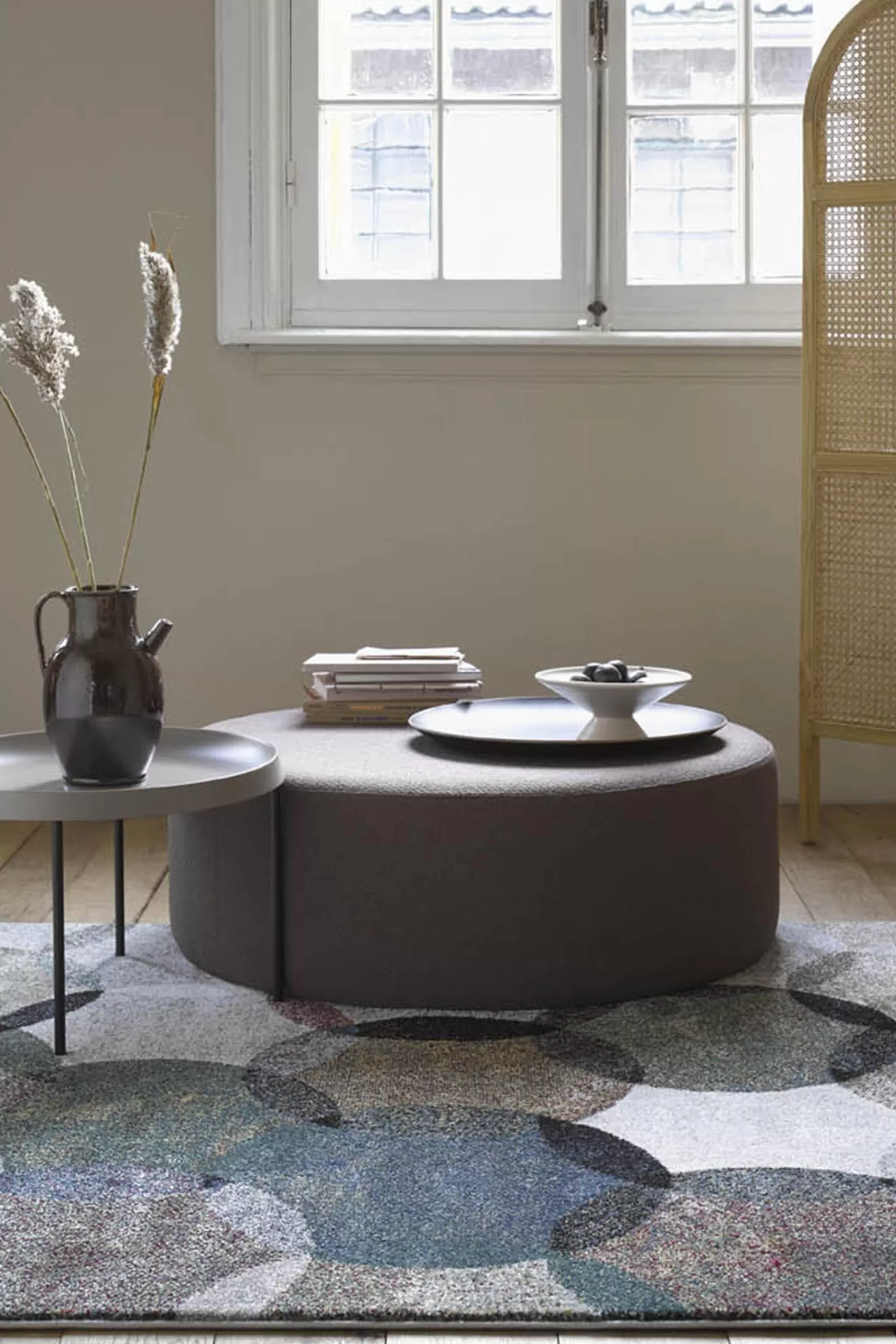 Kurzflor-Teppich mit symmetrischem Muster-ESPRIT Cheap