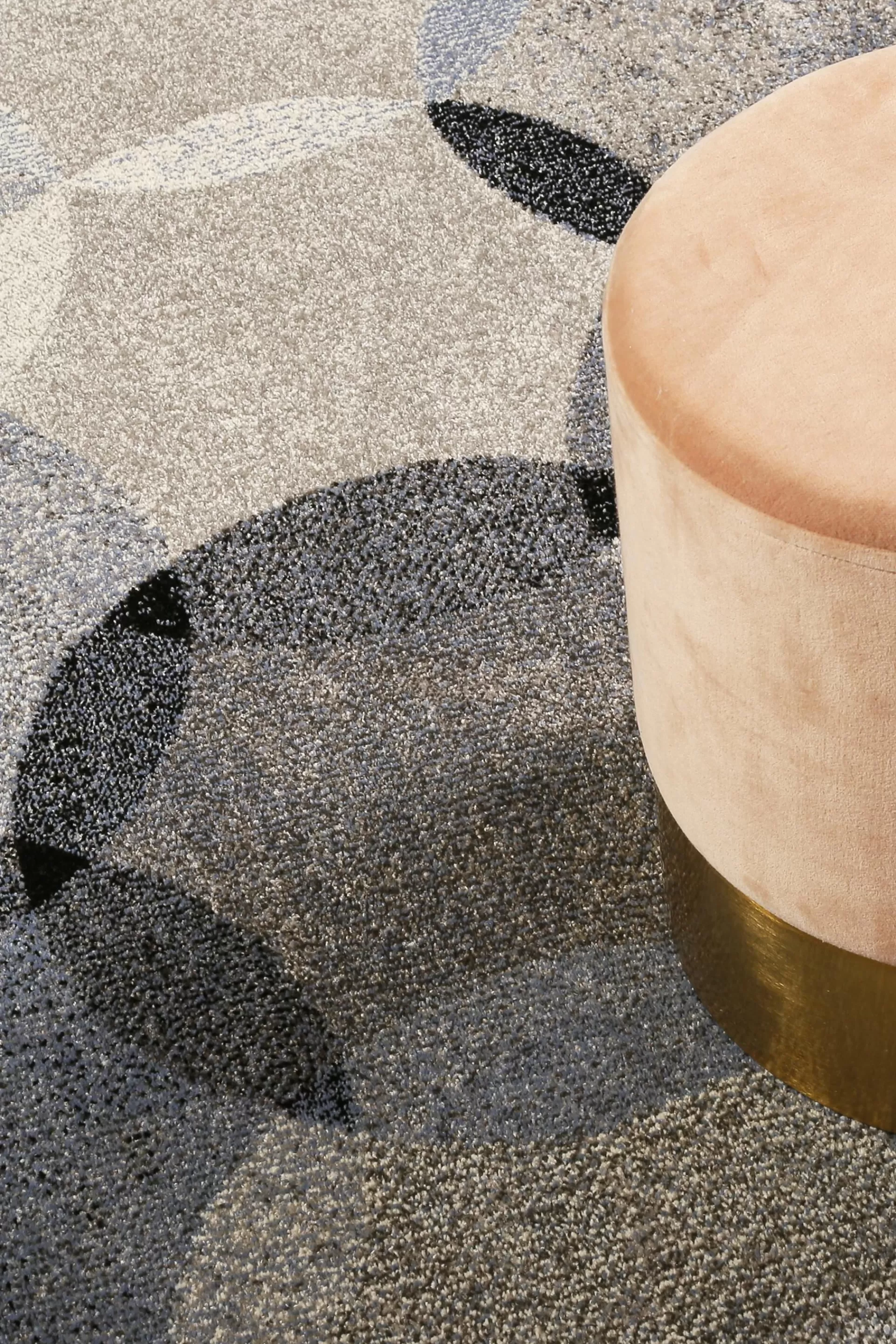 Kurzflor-Teppich mit symmetrischem Muster-ESPRIT Cheap
