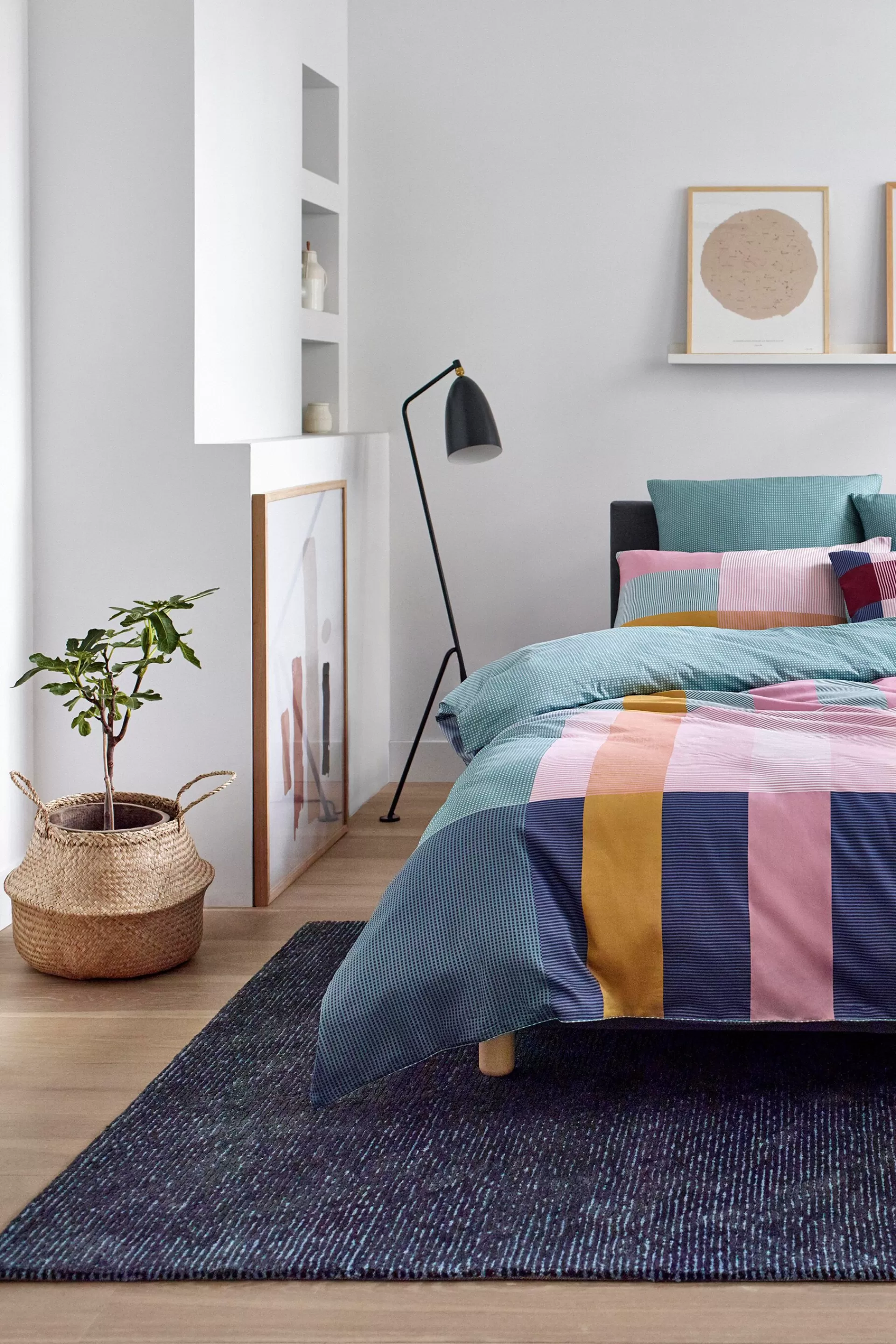 Kurzflor-Teppich mit upgecycelter Baumwolle-ESPRIT Clearance