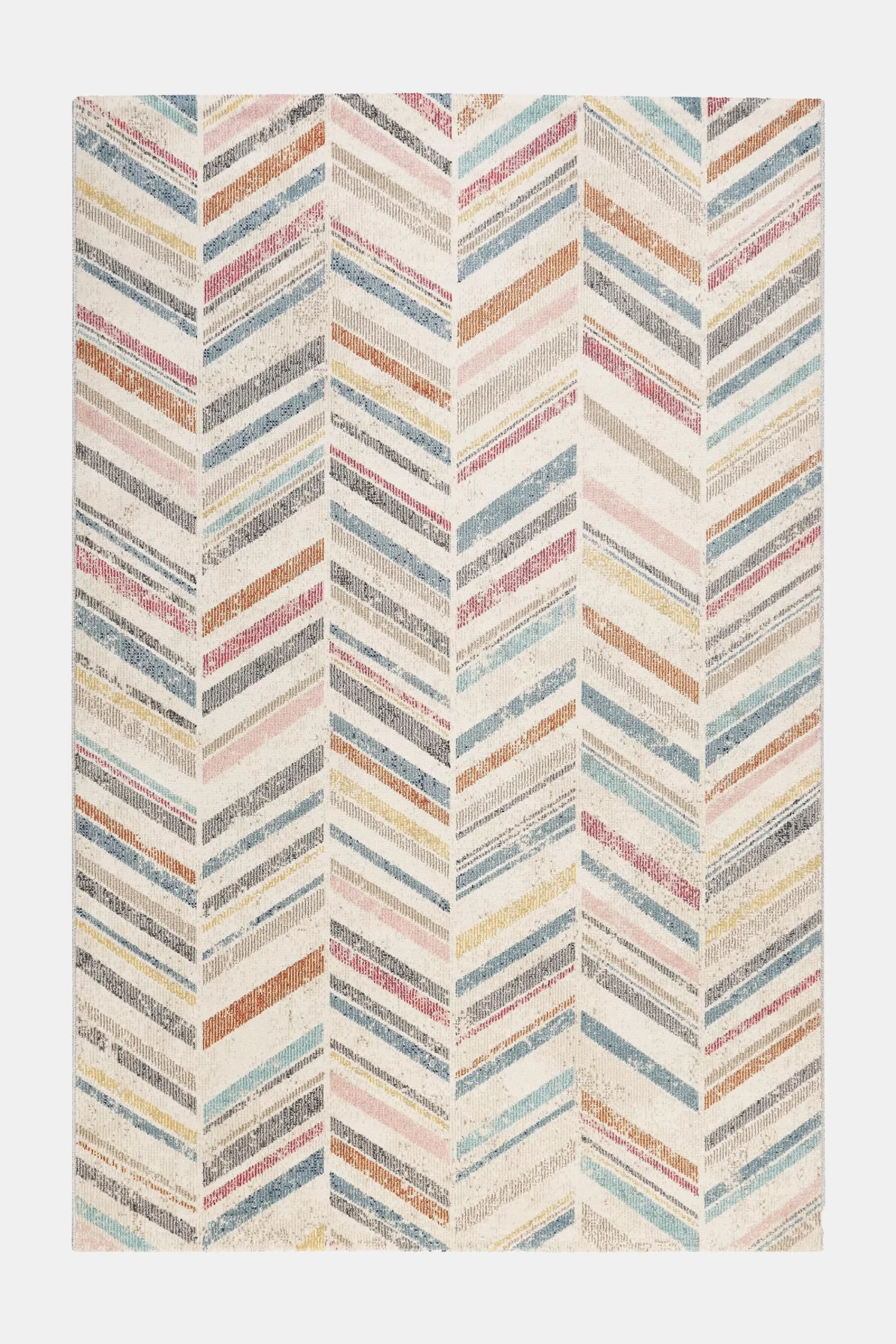 Kurzflor-Teppich mit Zickzack-Muster-ESPRIT Discount