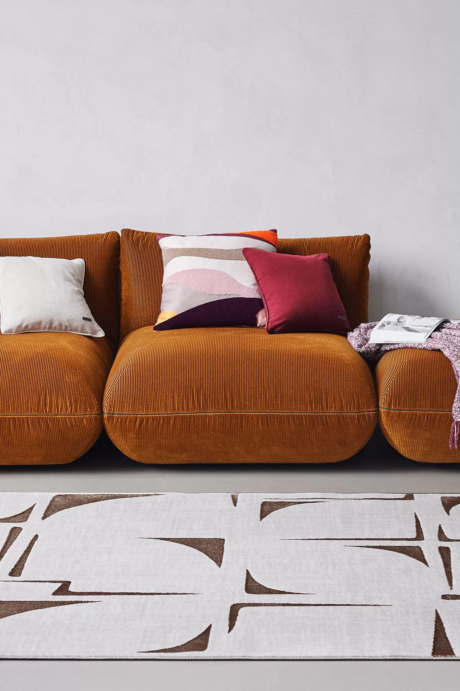 Kurzflorteppich Nelle mit abstraktem Muster-ESPRIT Best