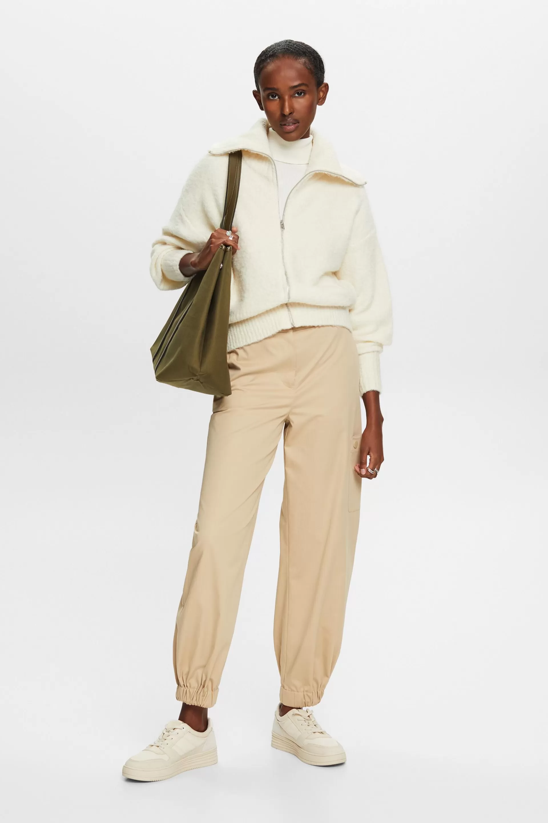Kuscheliger Cardigan mit Reißverschluss-ESPRIT Best