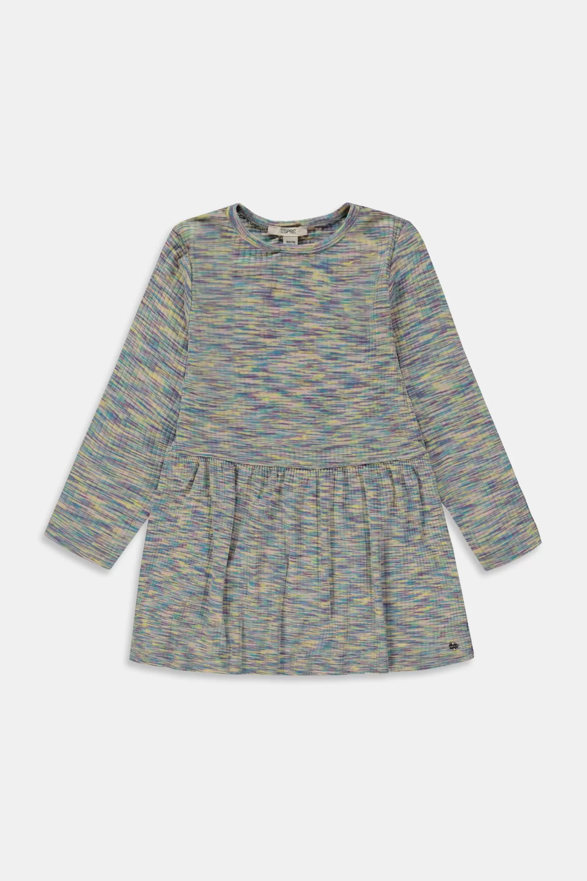 Langärmliges Kleid in melierter Optik-ESPRIT Hot