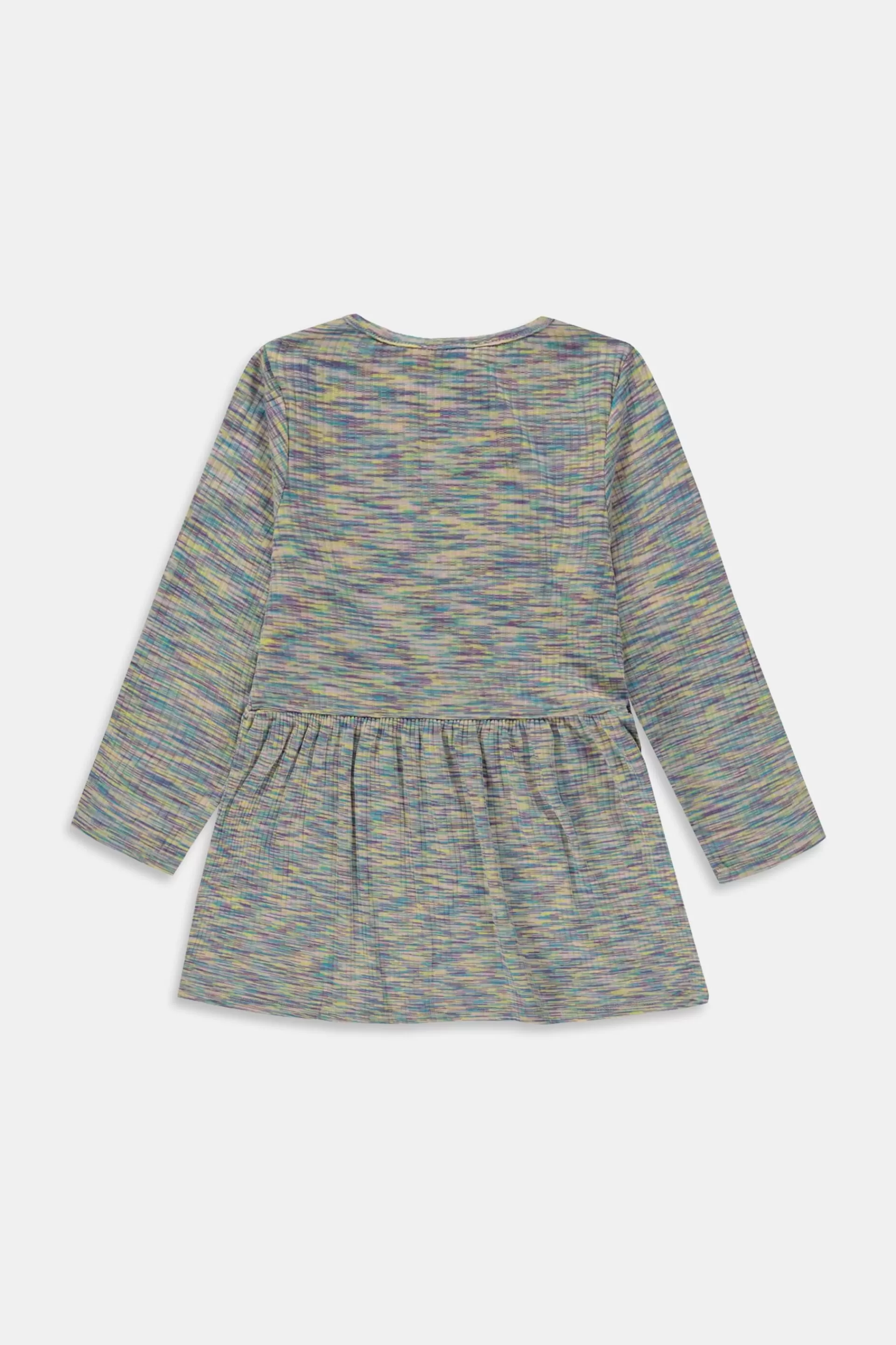 Langärmliges Kleid in melierter Optik-ESPRIT Hot
