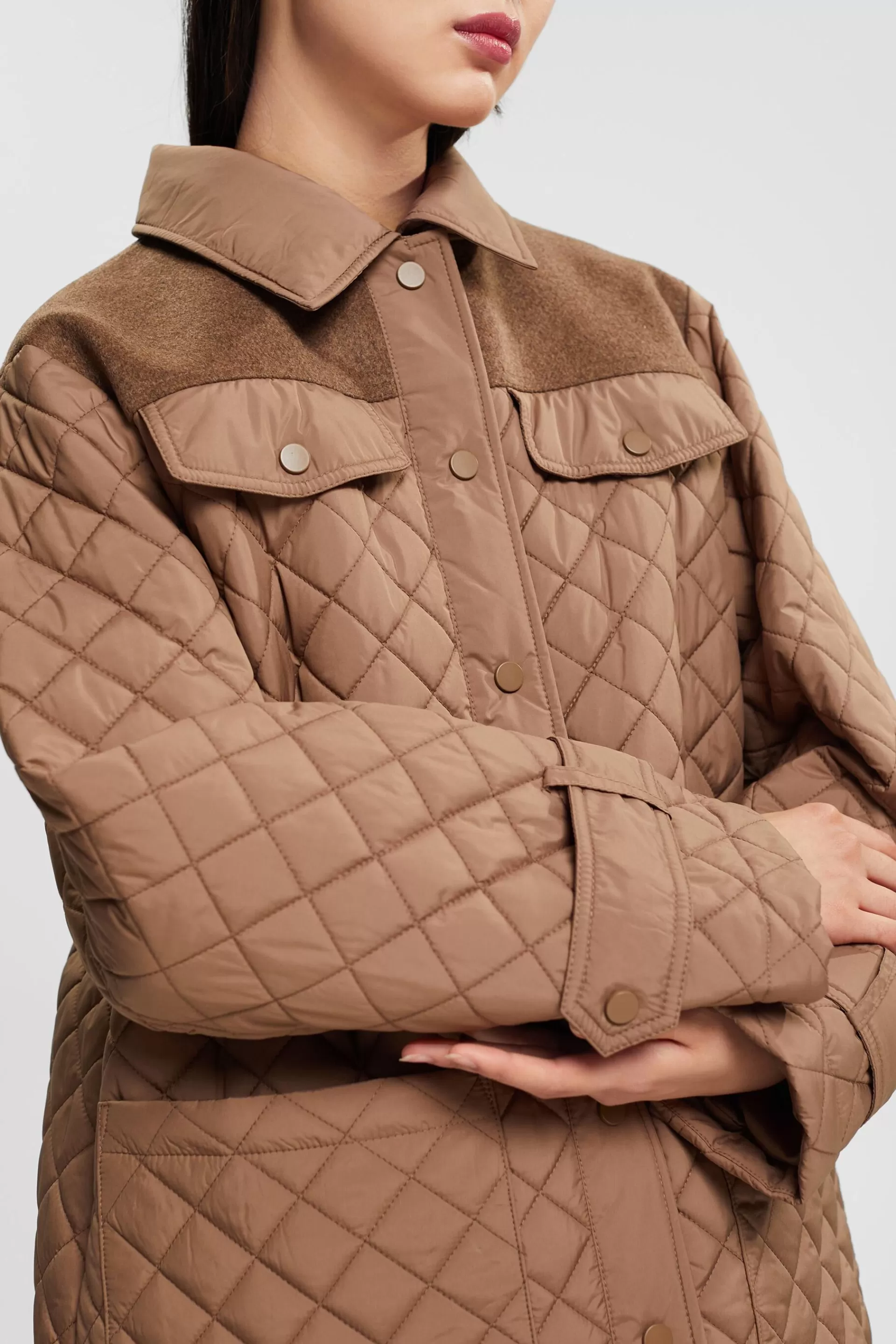 Langer Steppmantel-ESPRIT Best Sale