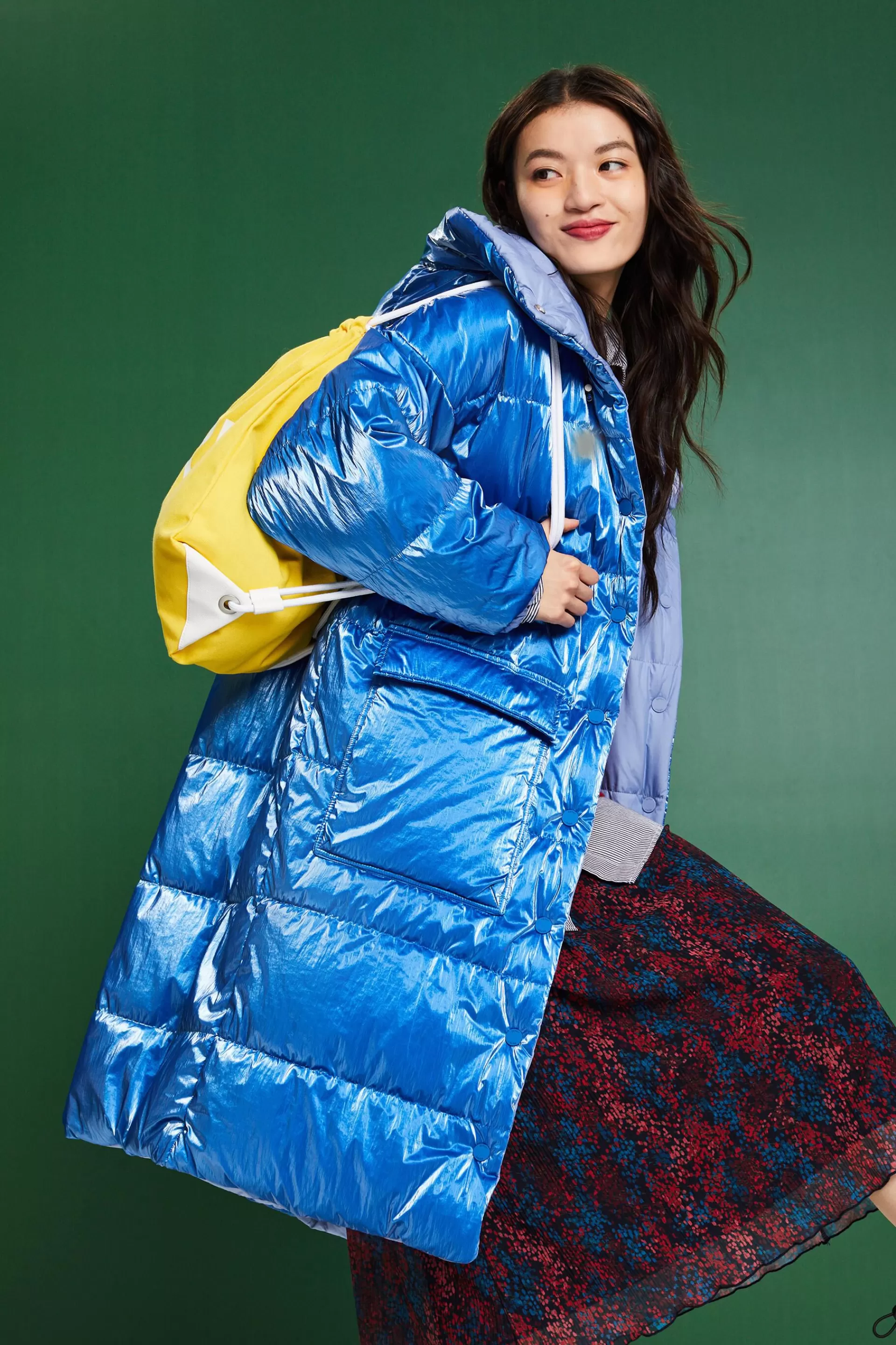 Langer Steppmantel mit Wendefunktion-ESPRIT Flash Sale