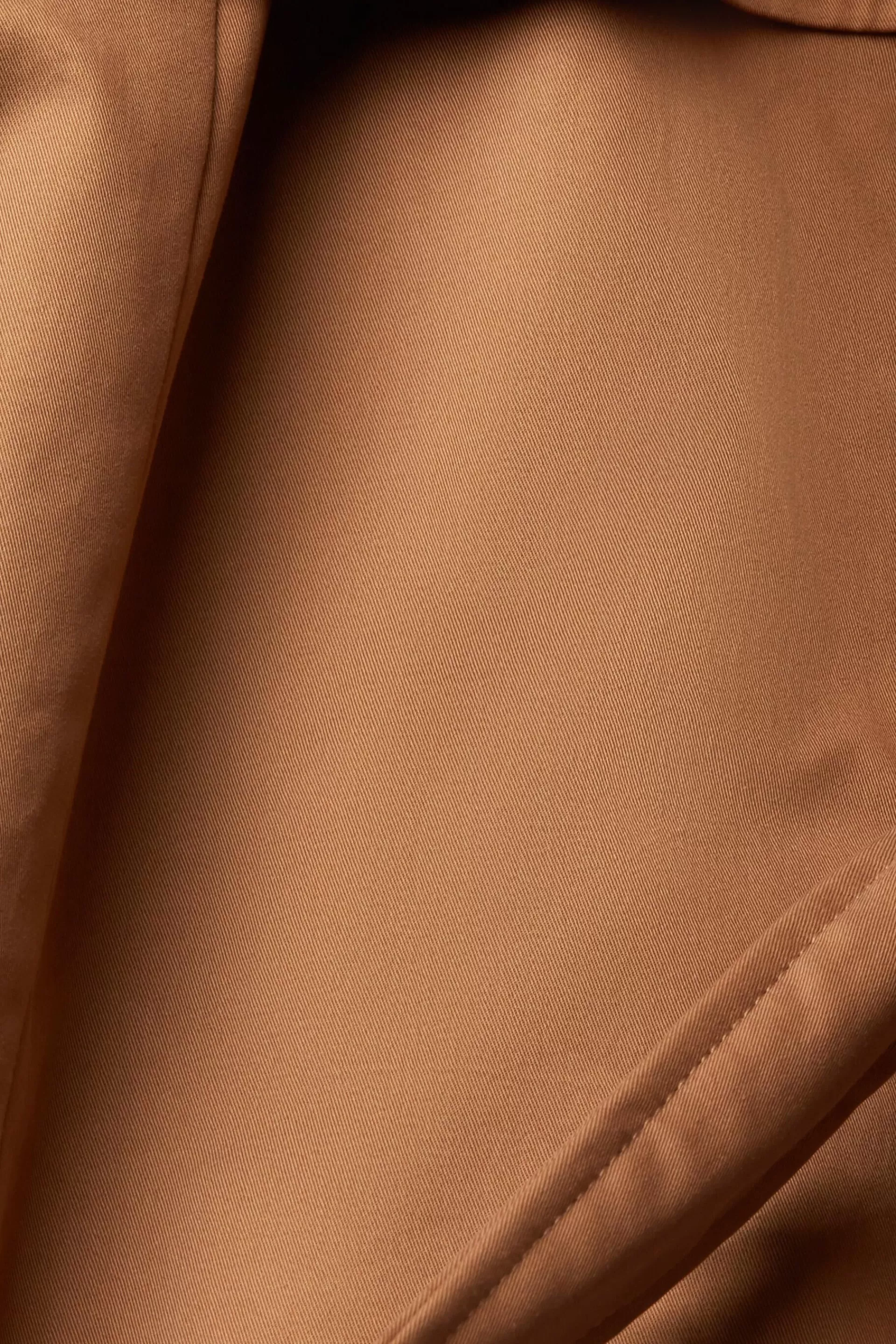 Langer Trenchcoat mit Wattierung-ESPRIT Store