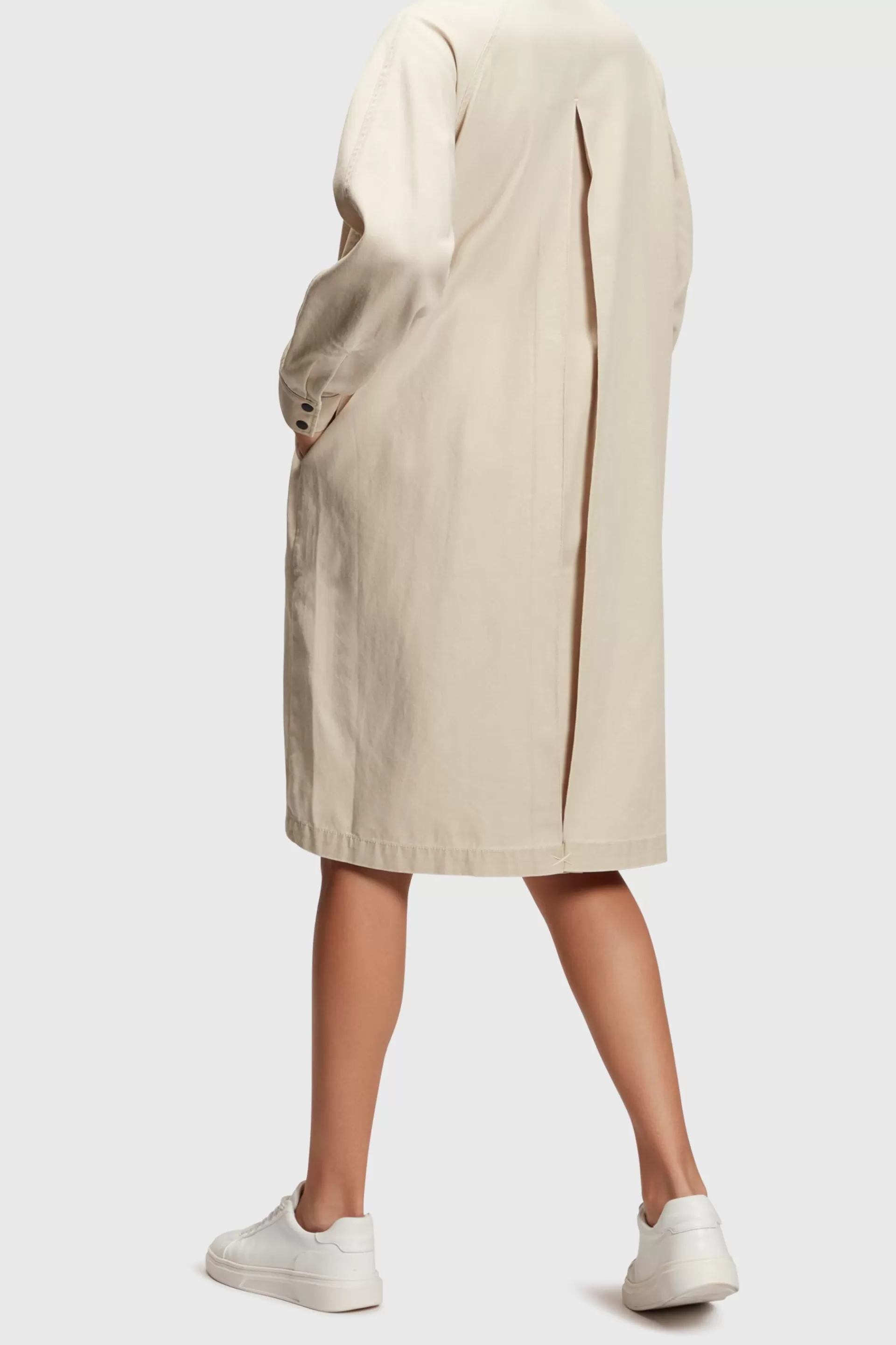 Langes Hemdblusenkleid aus Denim-ESPRIT Cheap