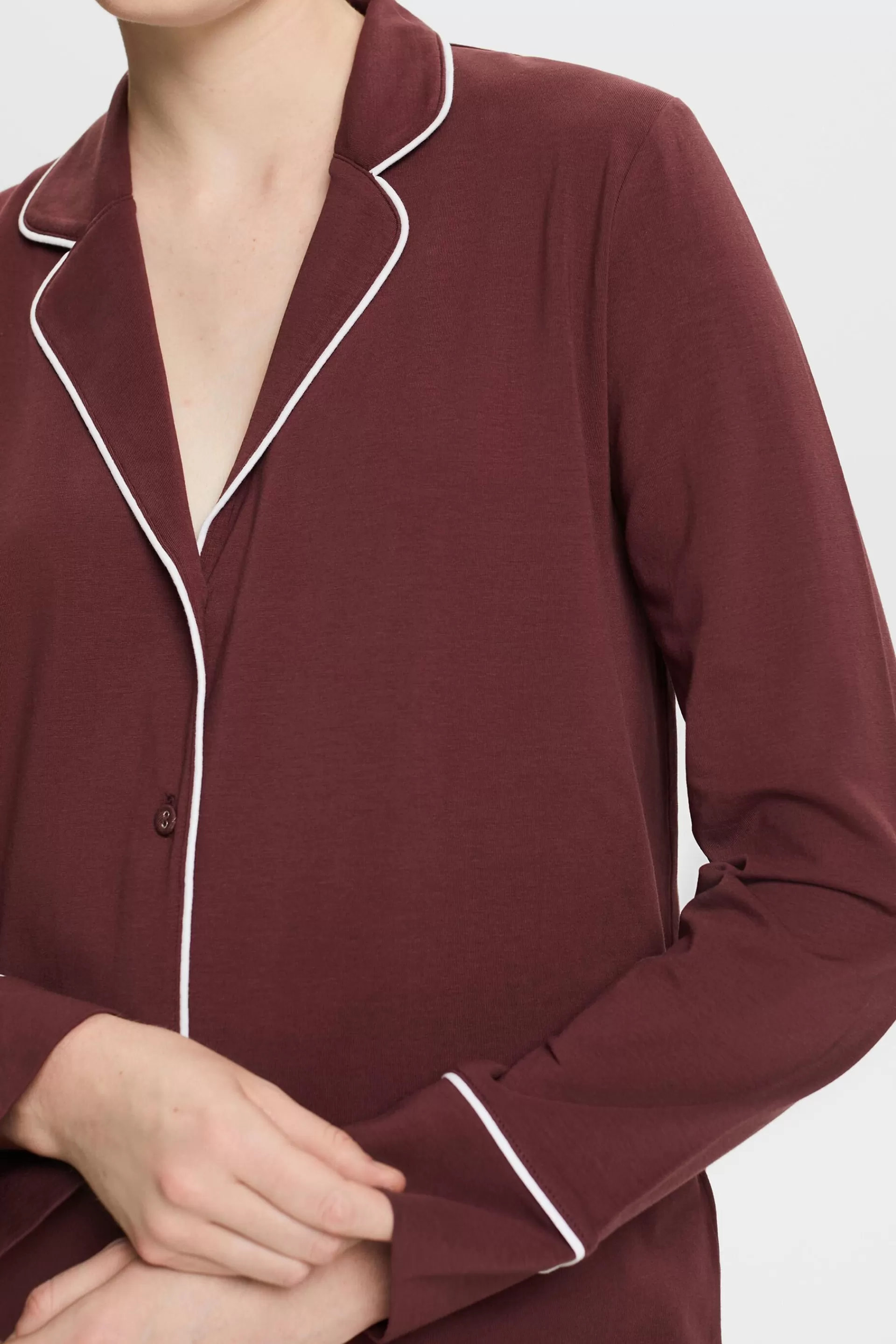 Langes Pyjama-Set aus Jersey-ESPRIT Discount