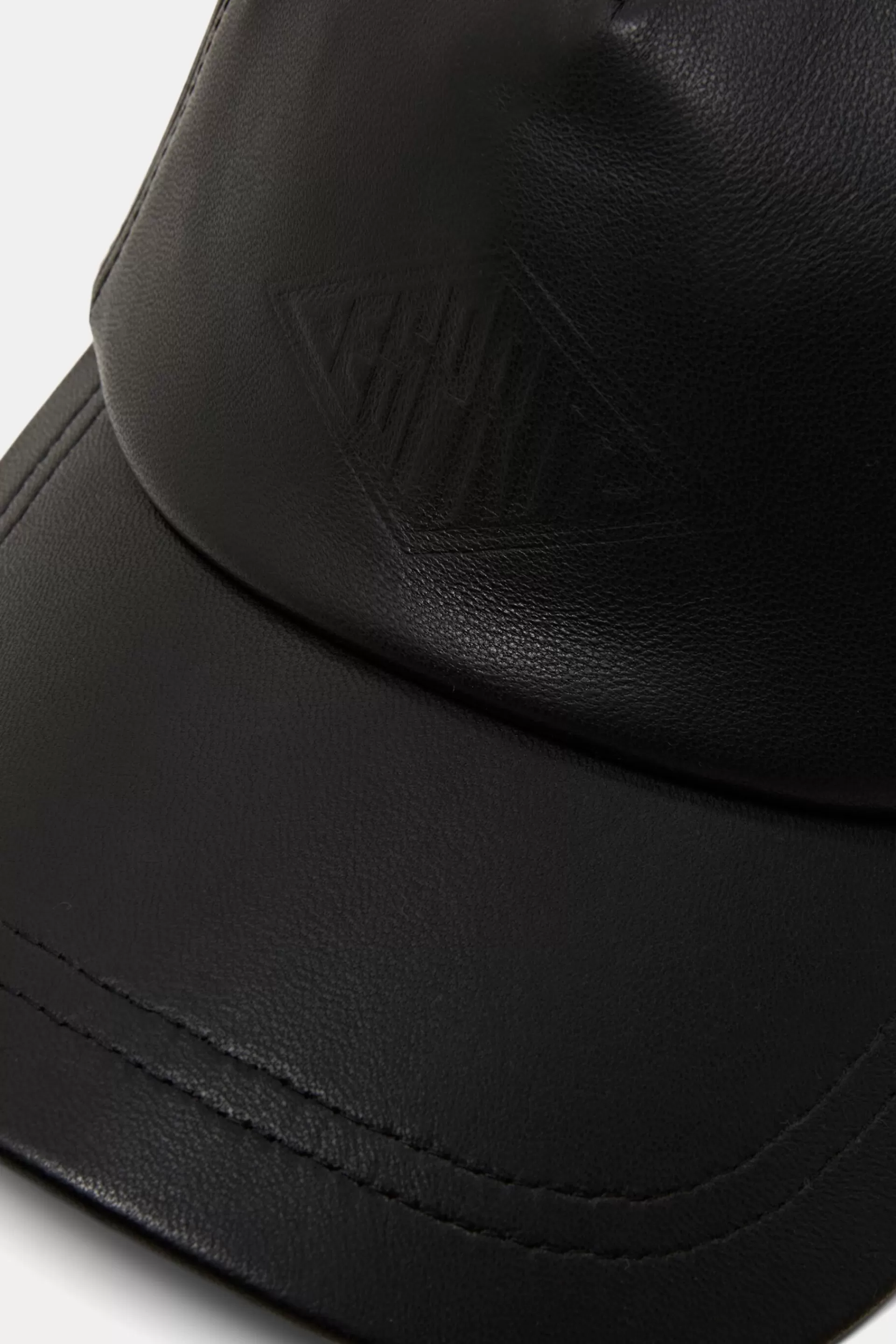 Leder-Basecap mit Logo-ESPRIT Sale