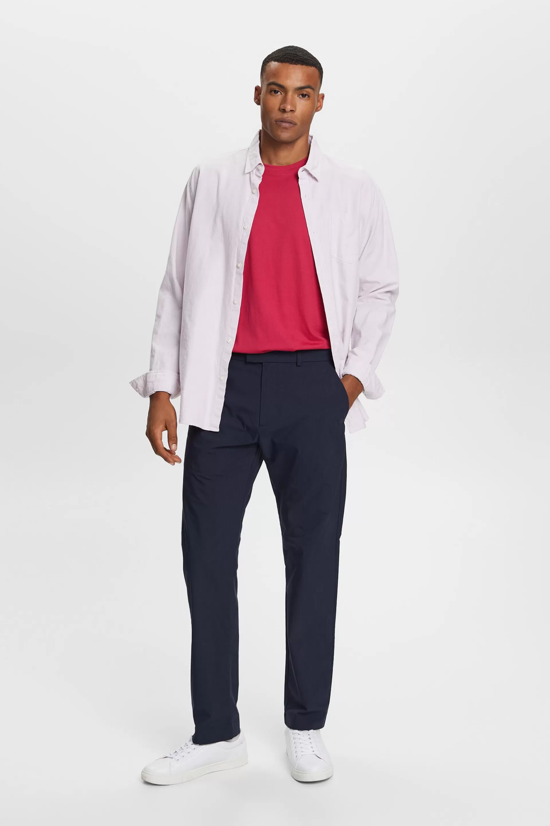 Leichte Chinohose, Baumwollmix-ESPRIT Discount
