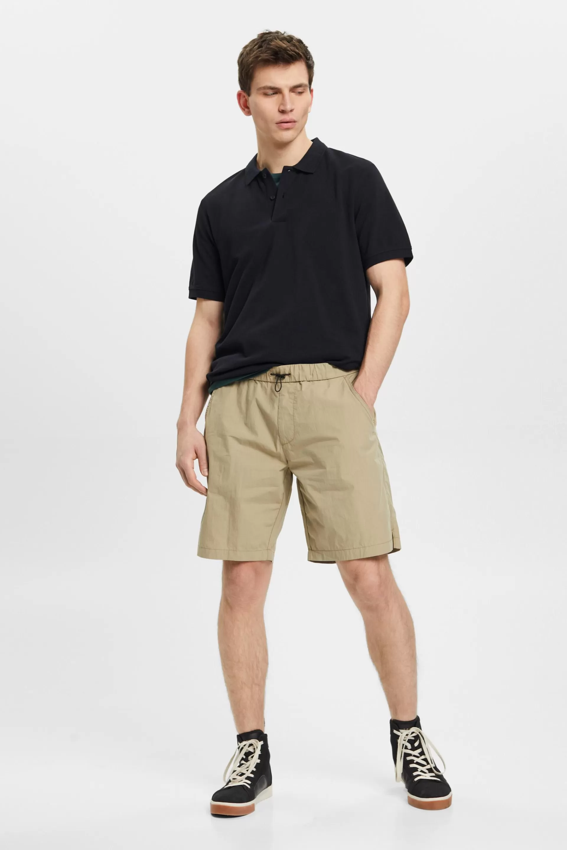 Leichte Shorts im Washed-Look-ESPRIT Shop
