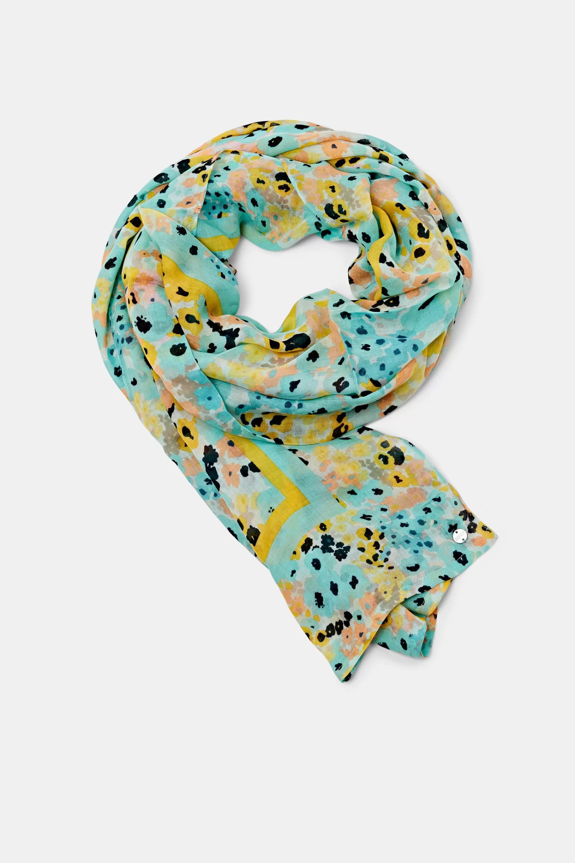 Leichter Schal mit Print-ESPRIT Shop