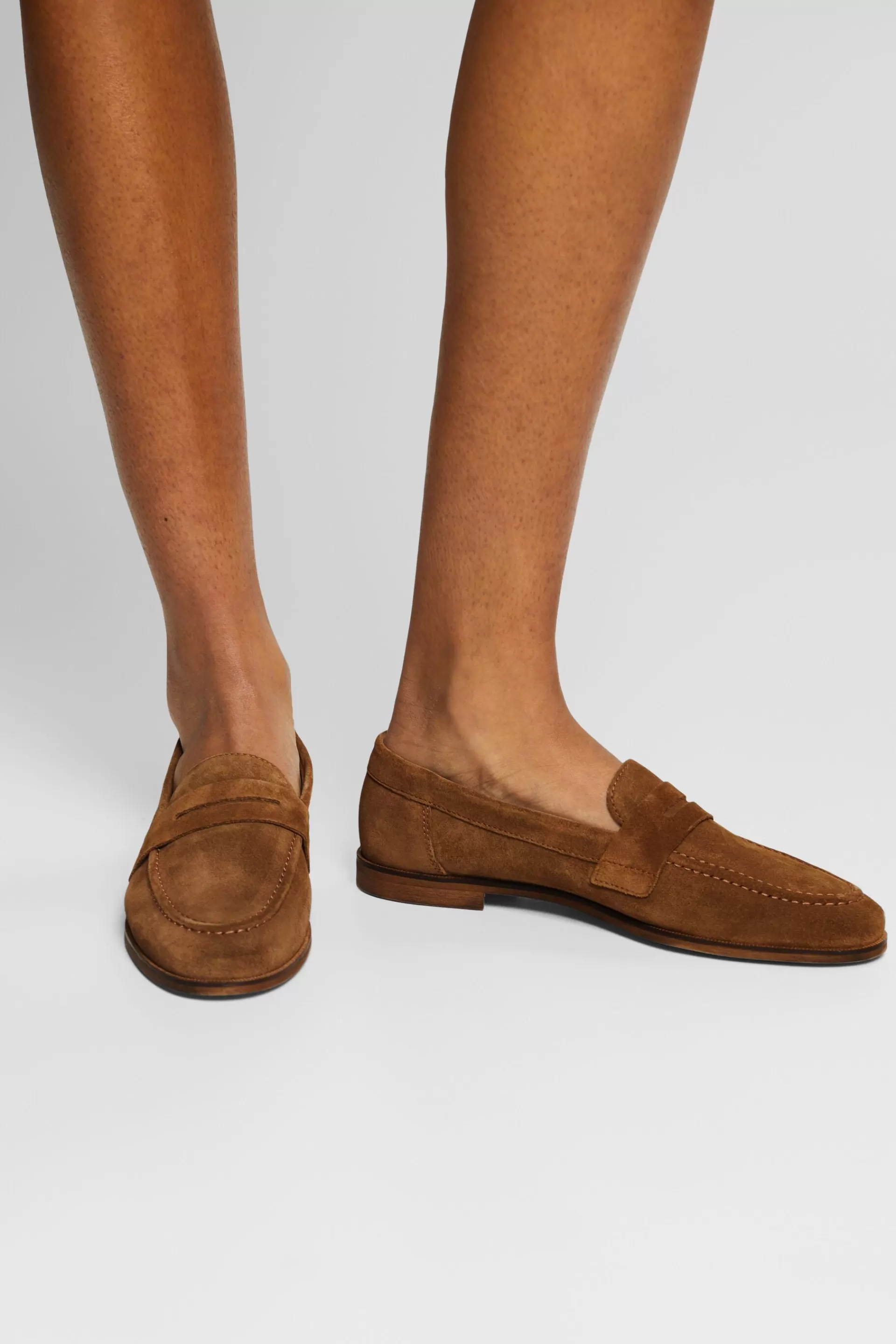 Loafer aus Rauleder-ESPRIT Hot
