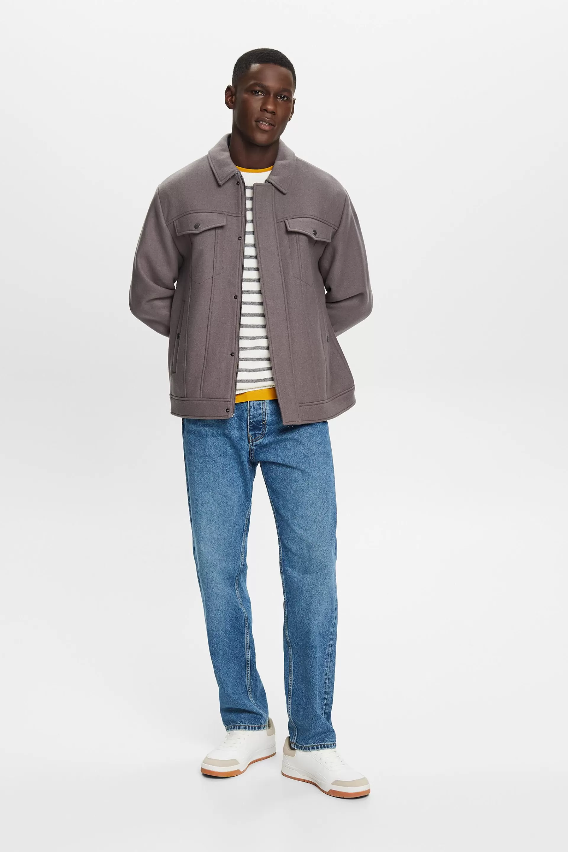 Lockere Retro-Jeans mit mittlerer Bundhöhe-ESPRIT Clearance