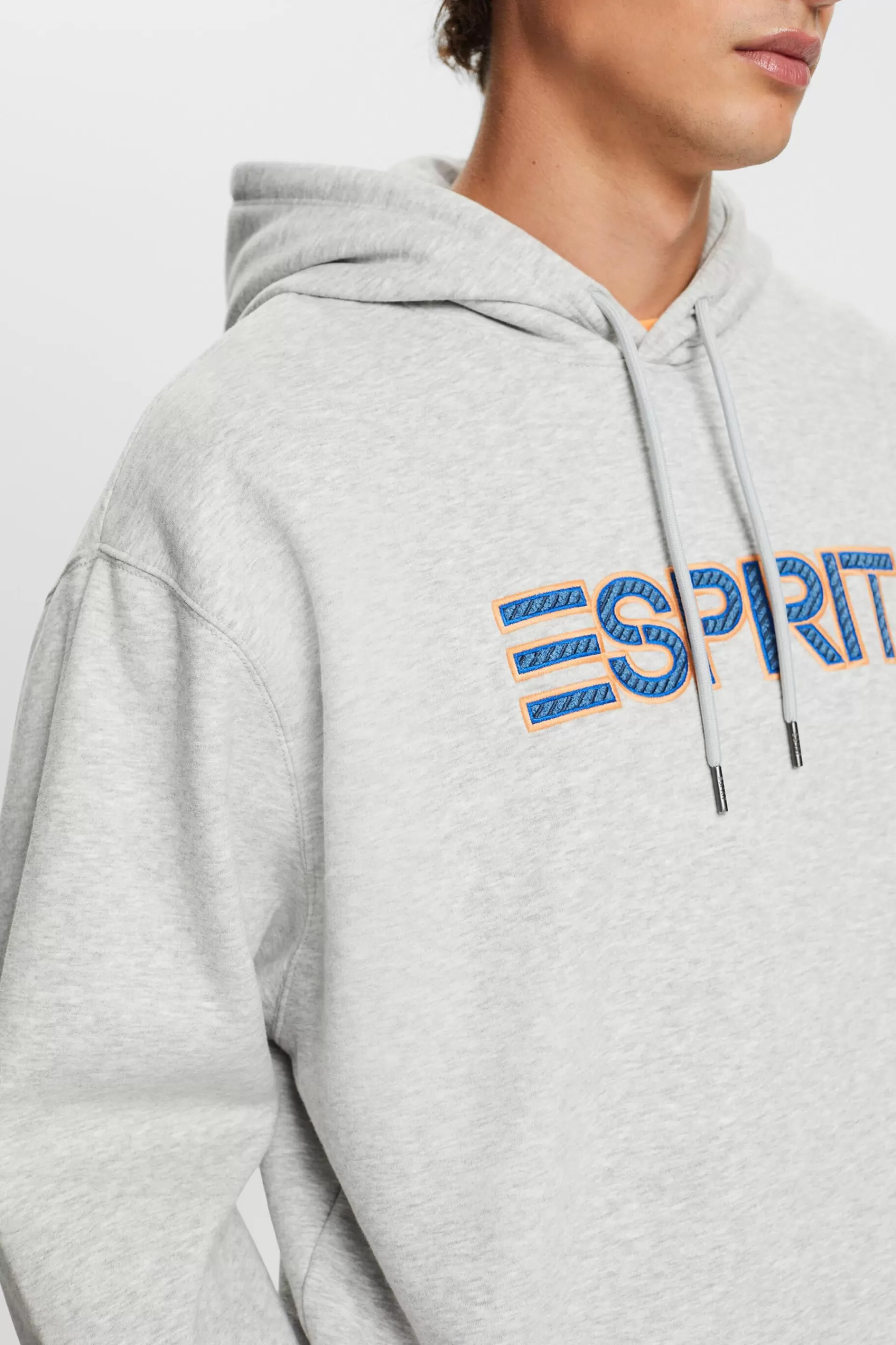 Logo-Hoodie aus Baumwollmix-ESPRIT Clearance
