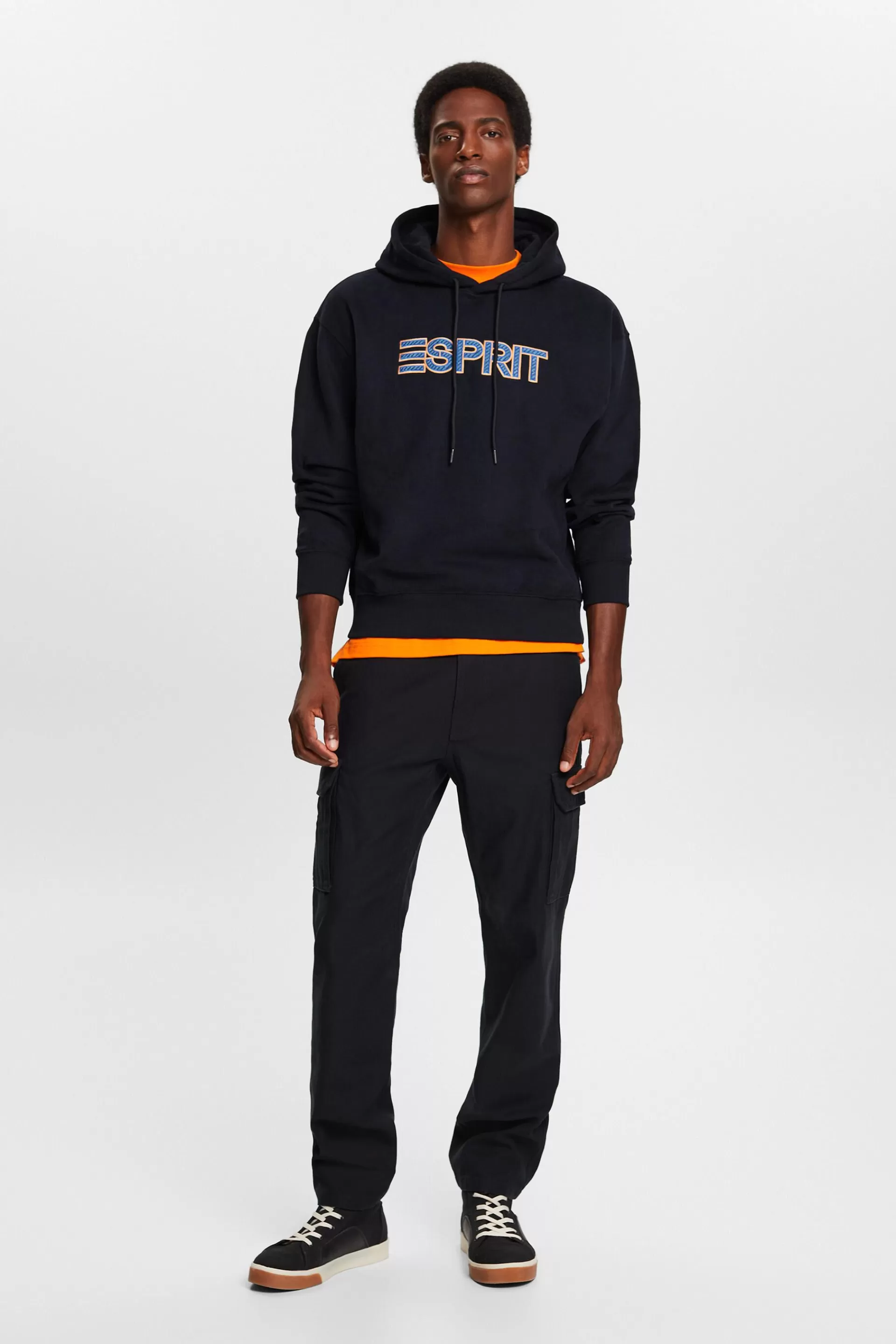 Logo-Hoodie aus Baumwollmix-ESPRIT New
