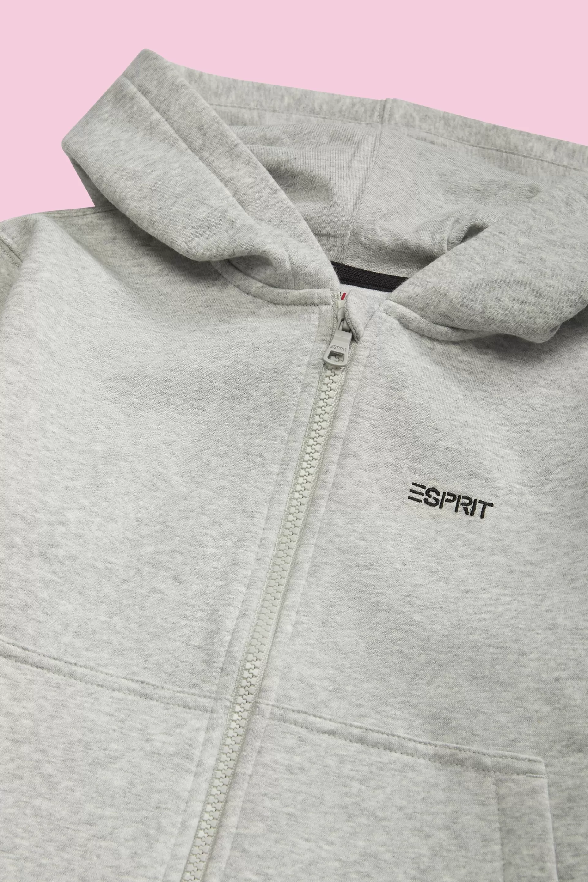 Logo-Kapuzenjacke mit Reißverschluss-ESPRIT Store