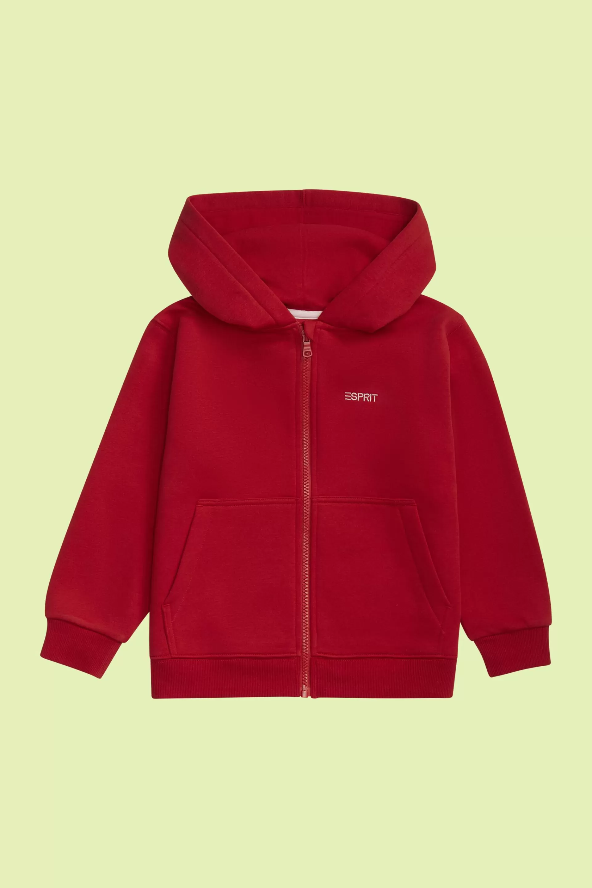 Logo-Kapuzenjacke mit Reißverschluss-ESPRIT Online