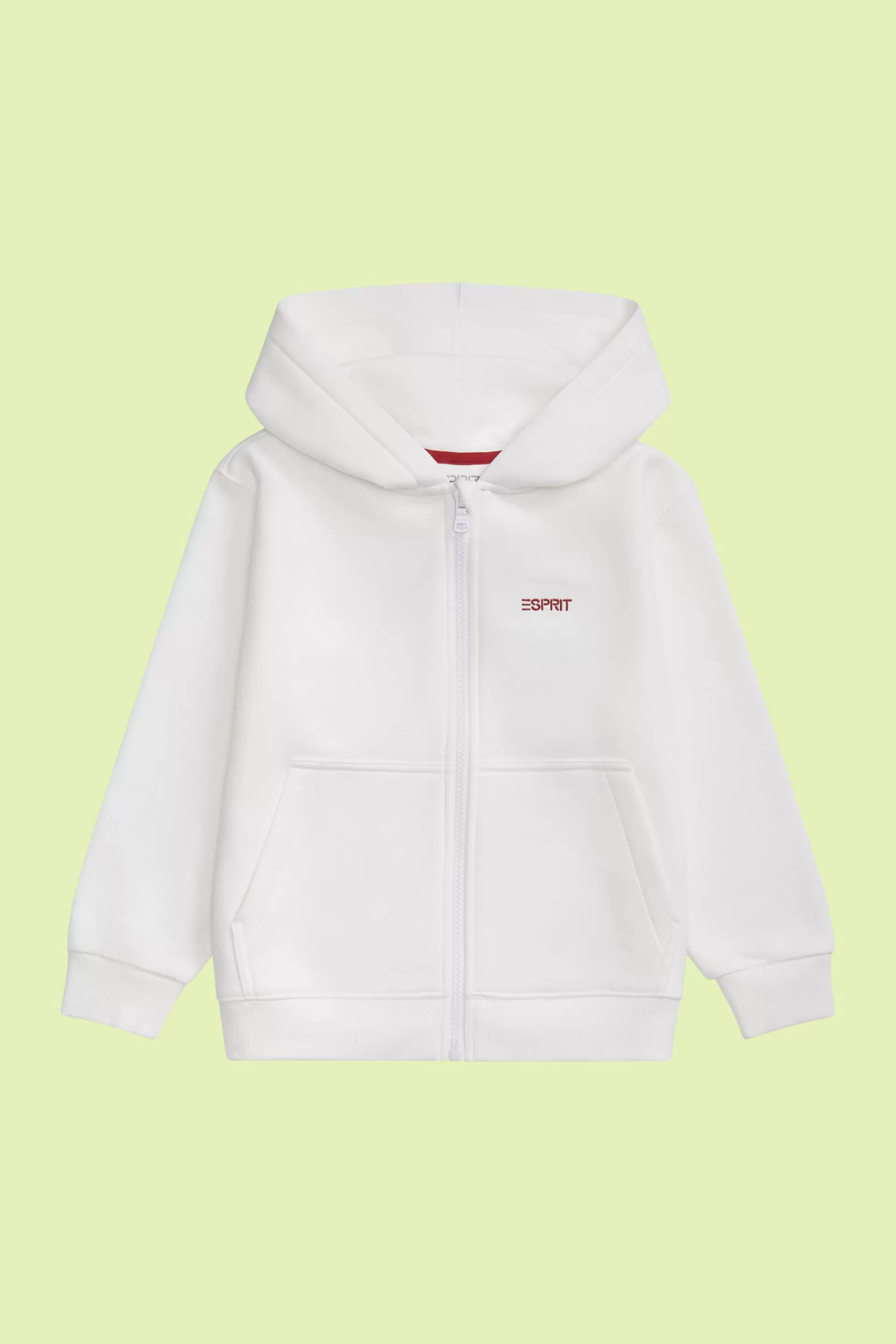 Logo-Kapuzenjacke mit Reißverschluss-ESPRIT Fashion