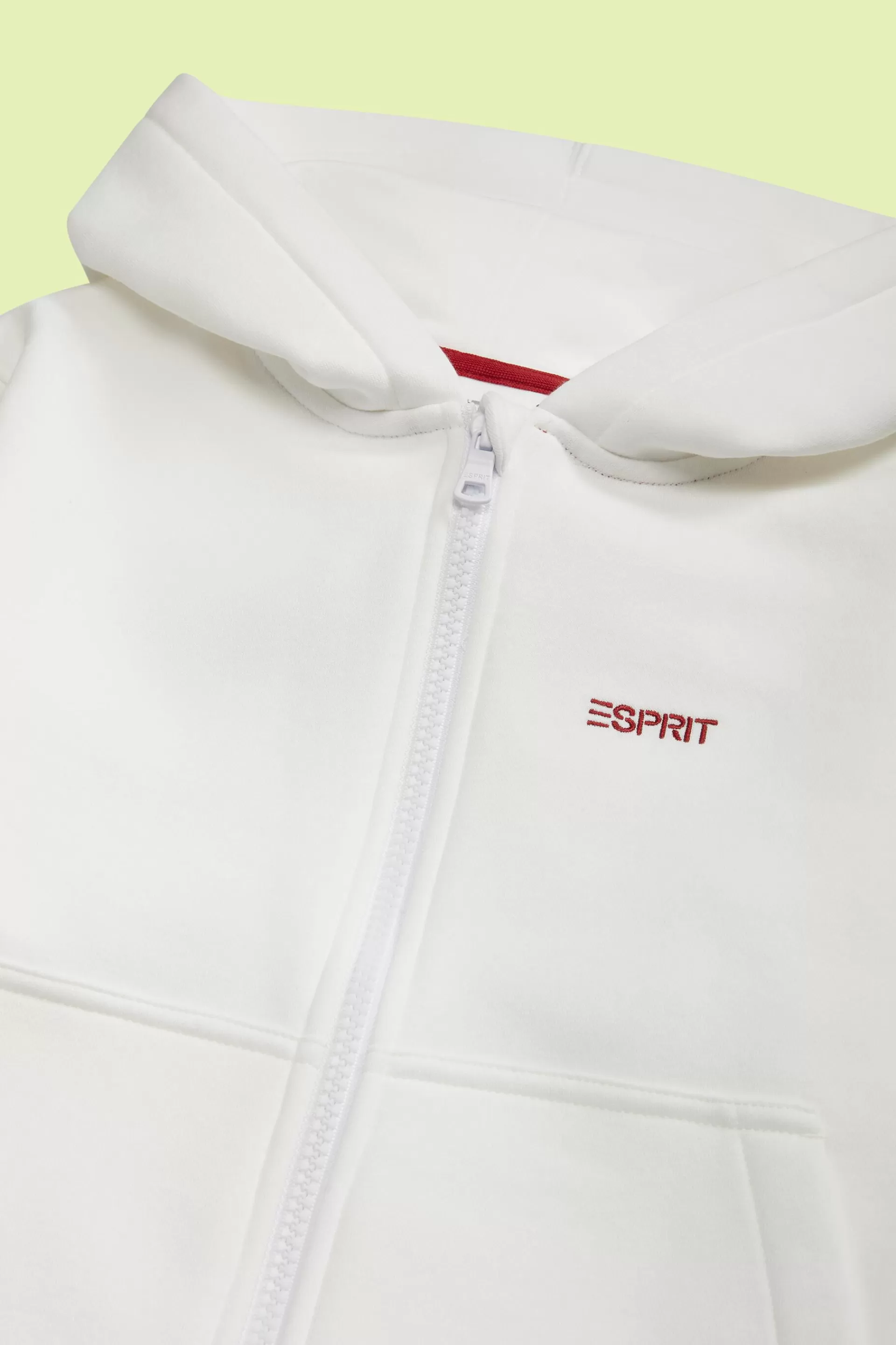 Logo-Kapuzenjacke mit Reißverschluss-ESPRIT Fashion