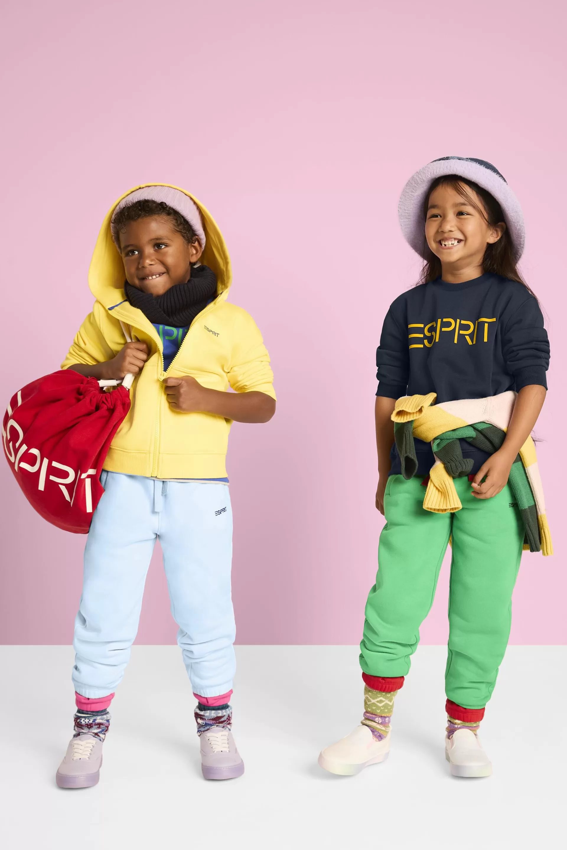 Logo-Sweathose aus Baumwollmix-ESPRIT Discount