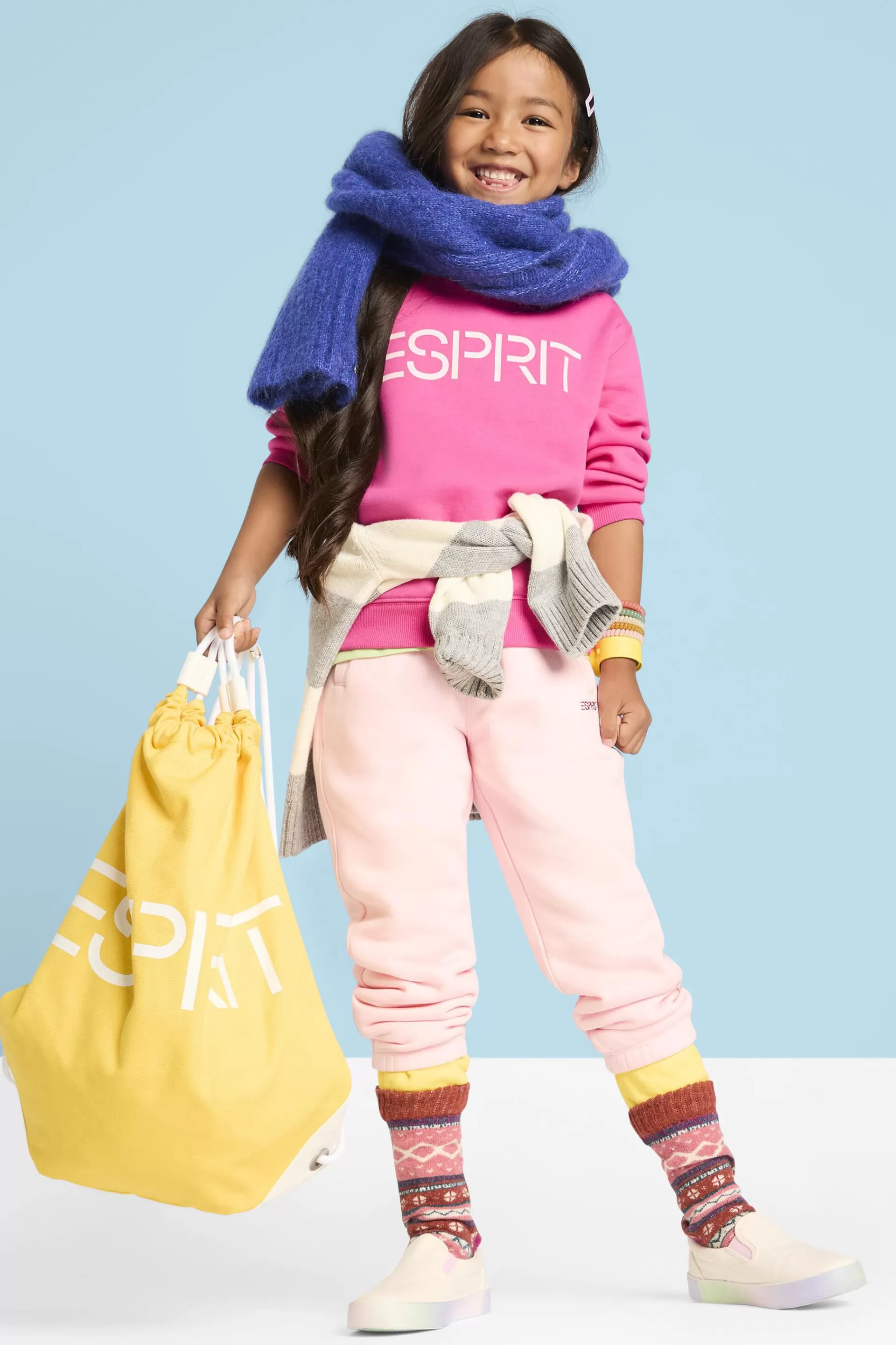 Logo-Sweathose aus Baumwollmix-ESPRIT Shop