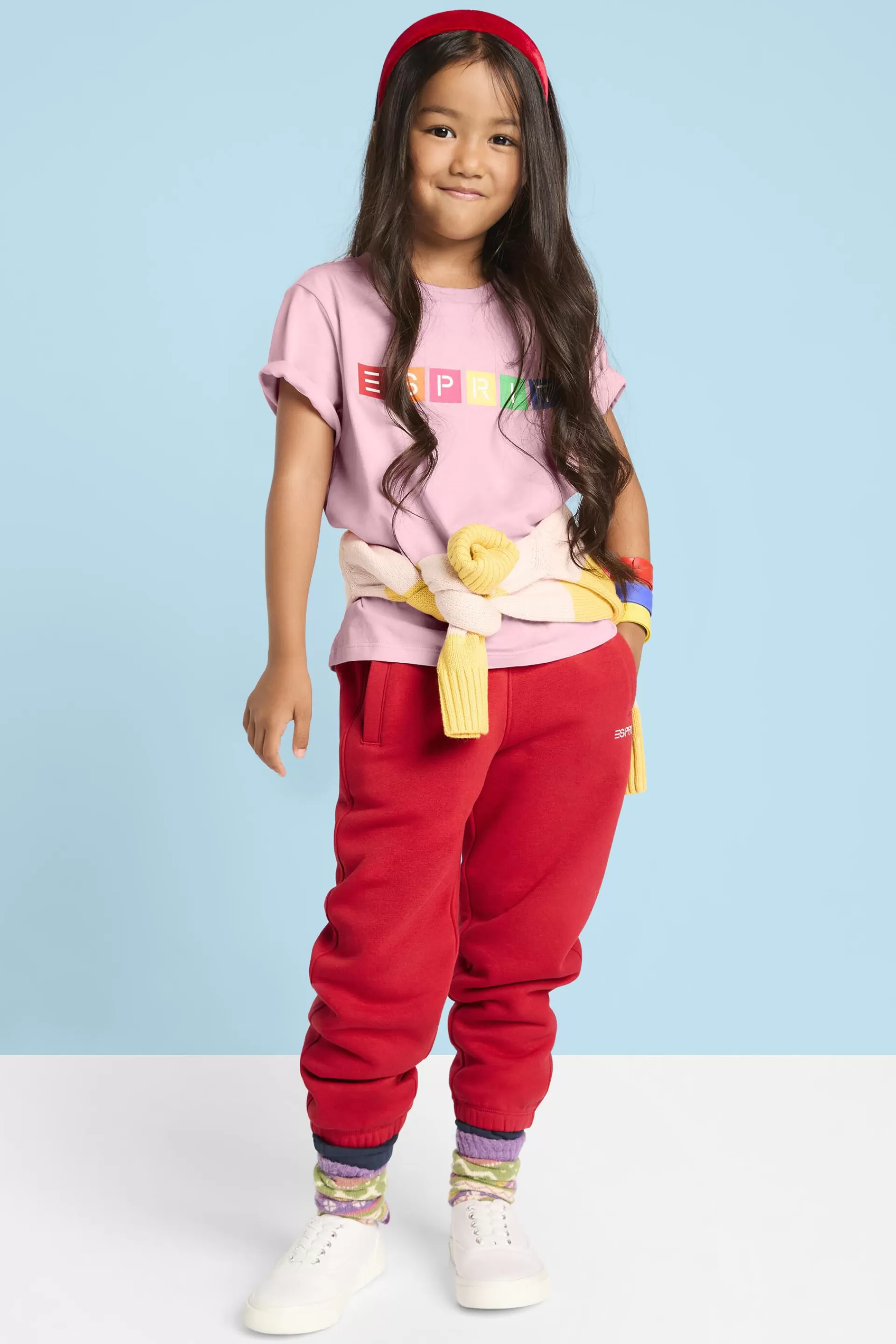 Logo-Sweathose aus Baumwollmix-ESPRIT Fashion