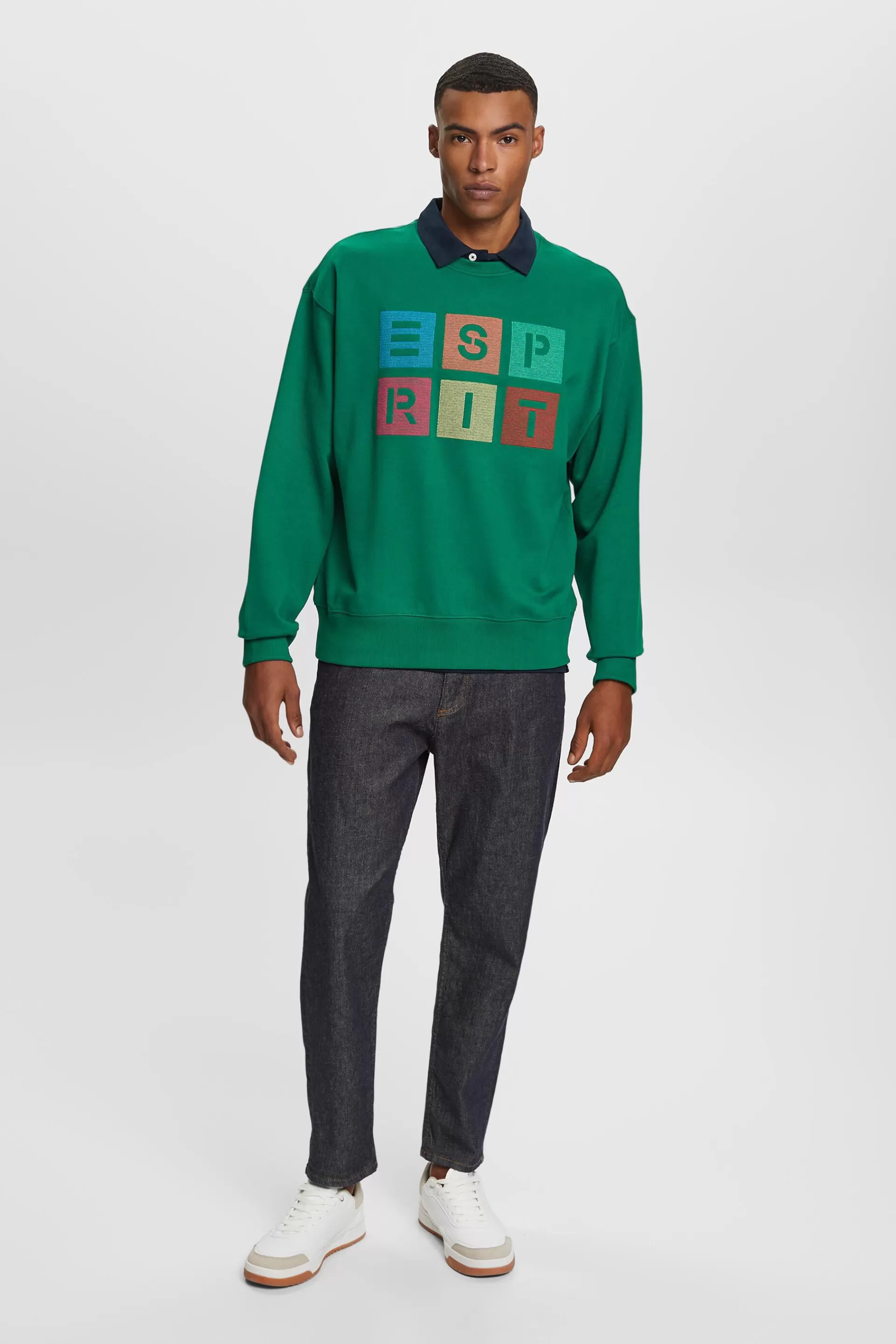 Logo-Sweatshirt aus Bio-Baumwolle-ESPRIT Online