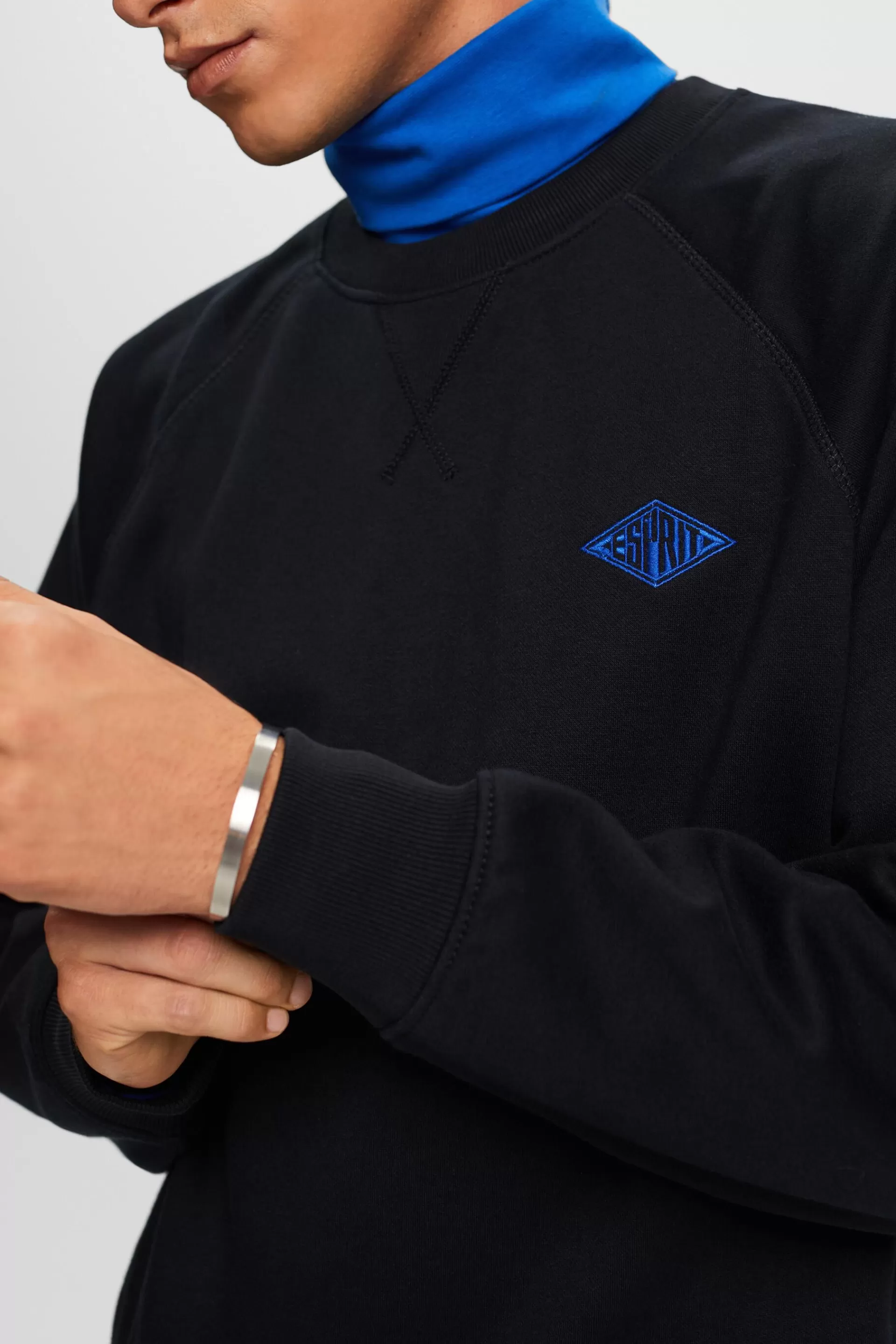 Logo-Sweatshirt aus Fleece-ESPRIT New