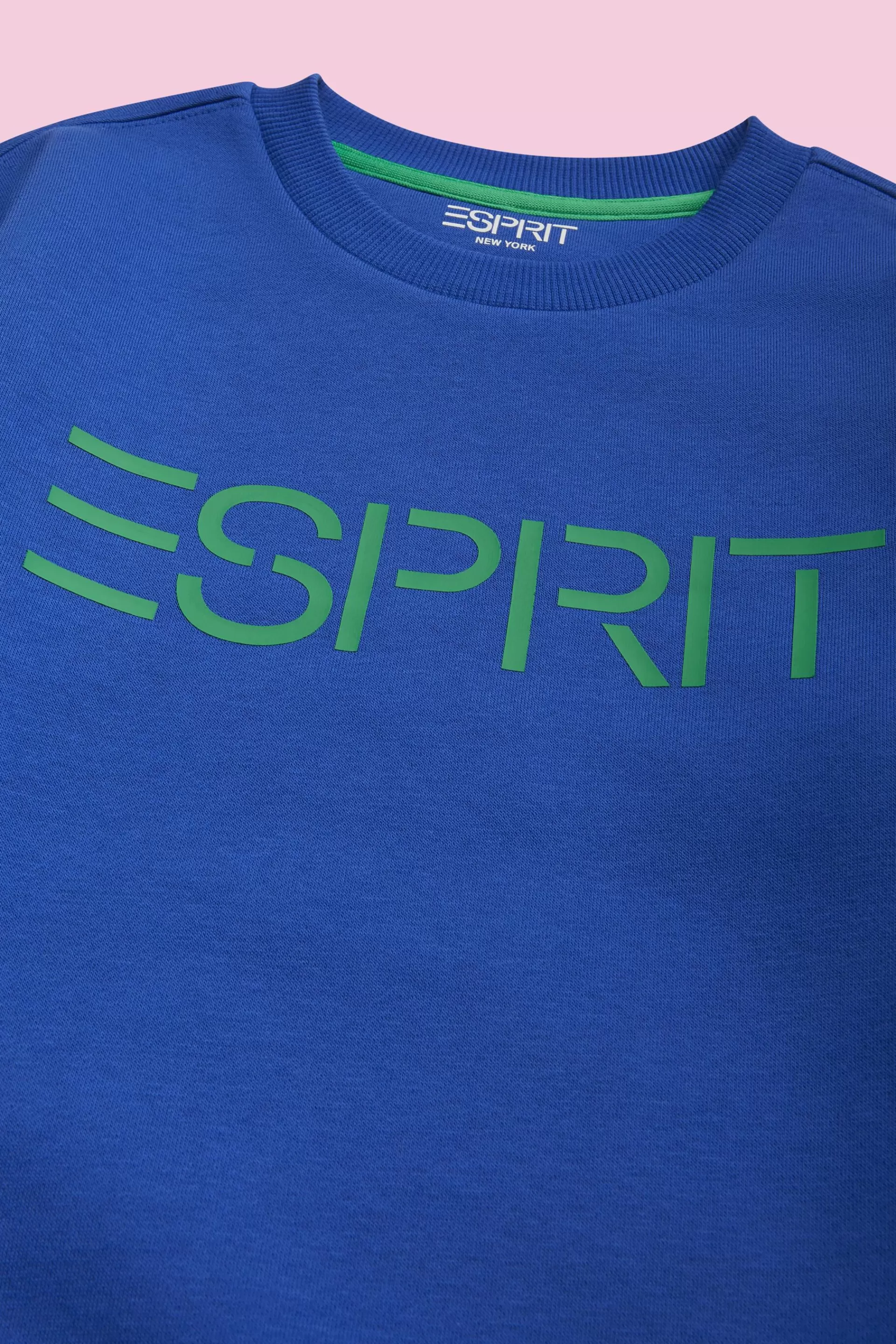 Logo-Sweatshirt mit Rundhalsausschnitt-ESPRIT Flash Sale